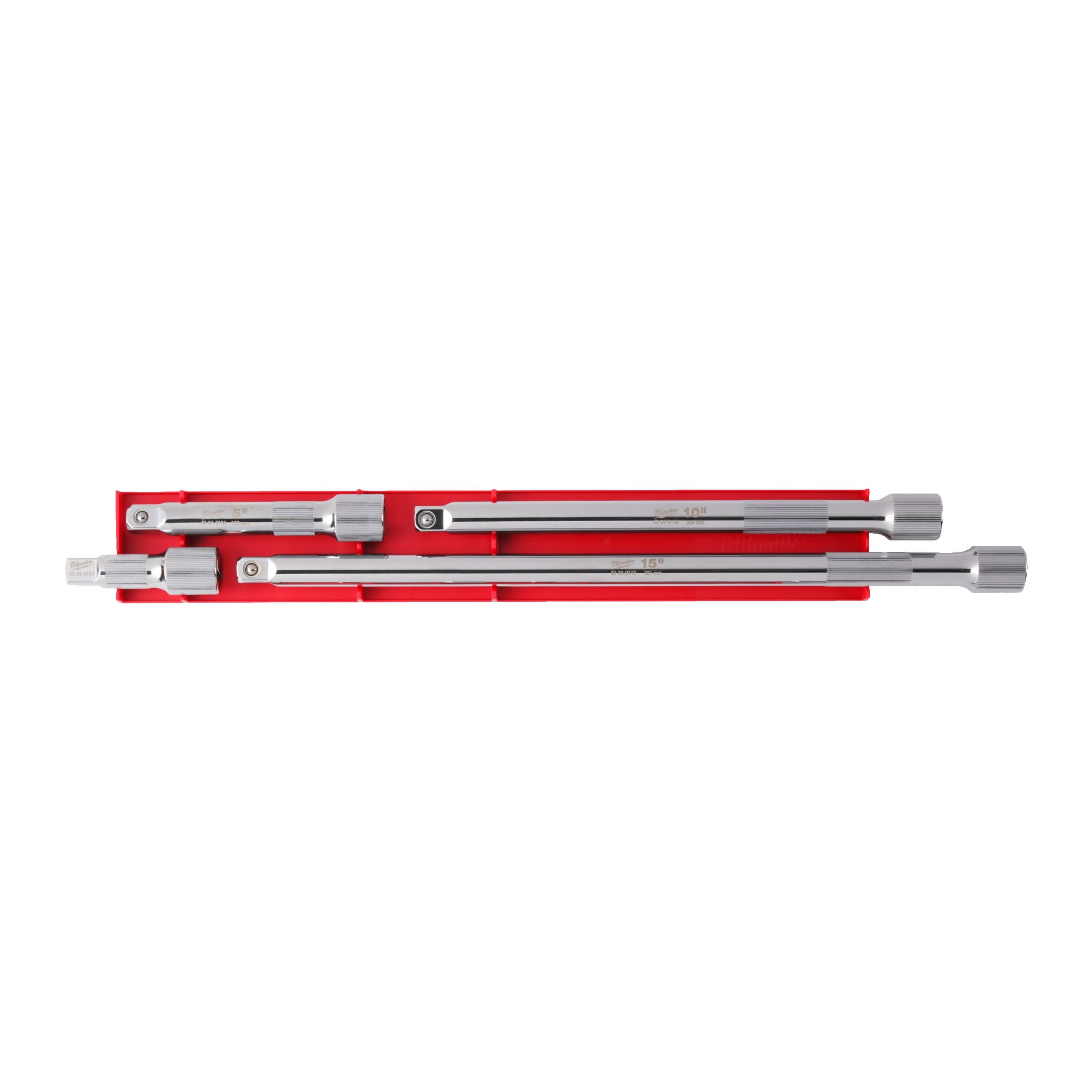 Milwaukee 1/2" Drive Extension Set - 4 pc