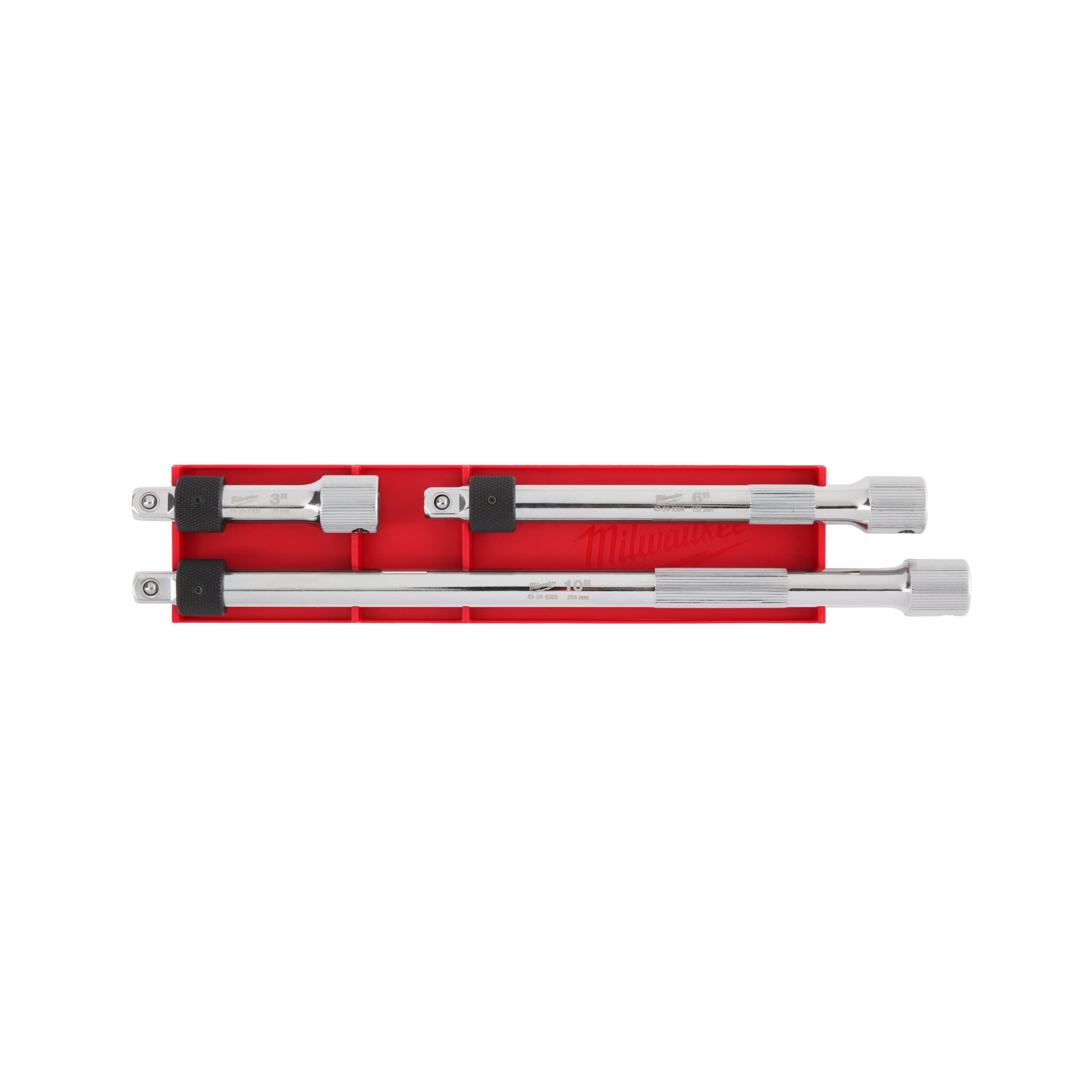 Milwaukee 3/8" Drive Locking Extension Set - 3 pc