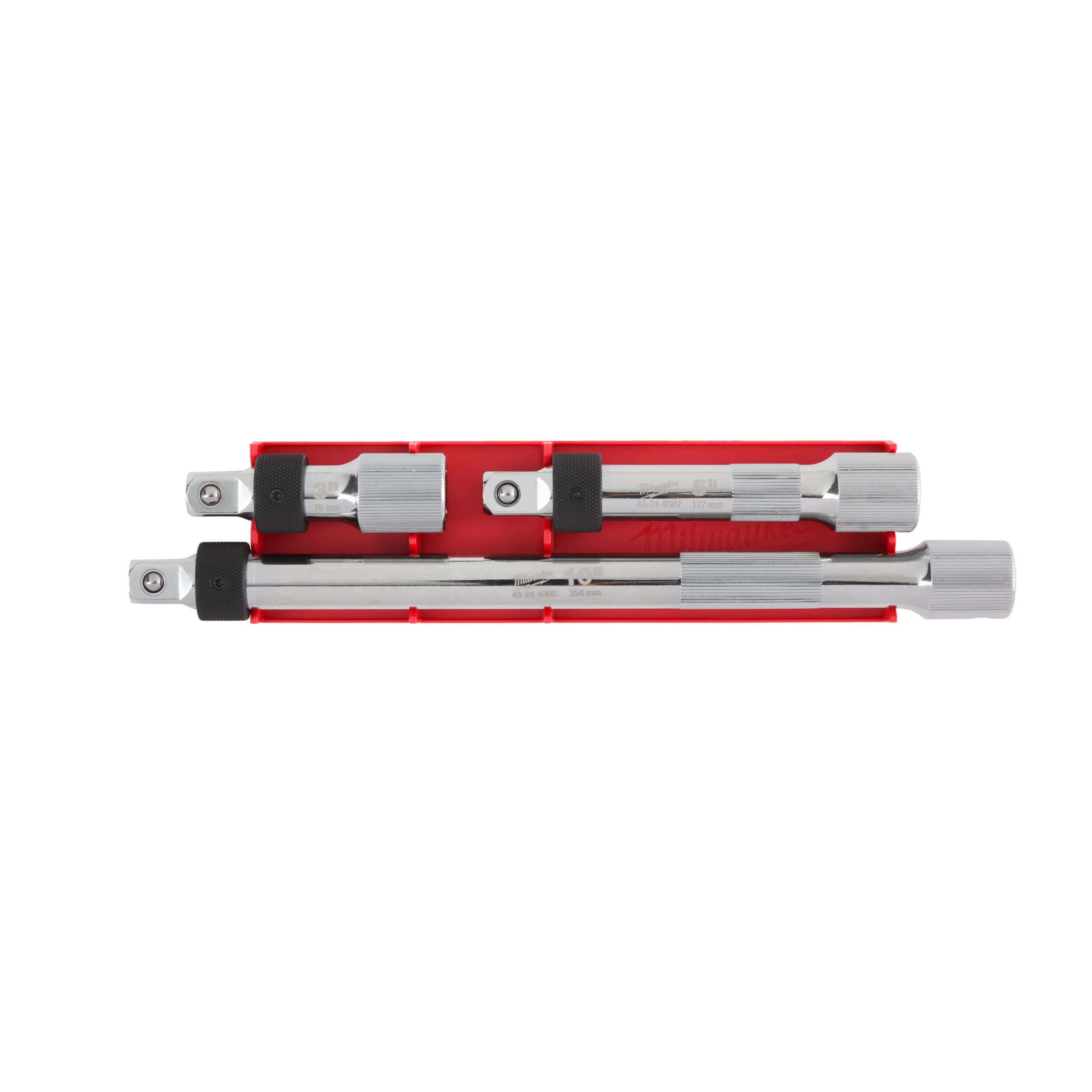 Milwaukee 1/2" Drive Locking Extension Set - 3 pc