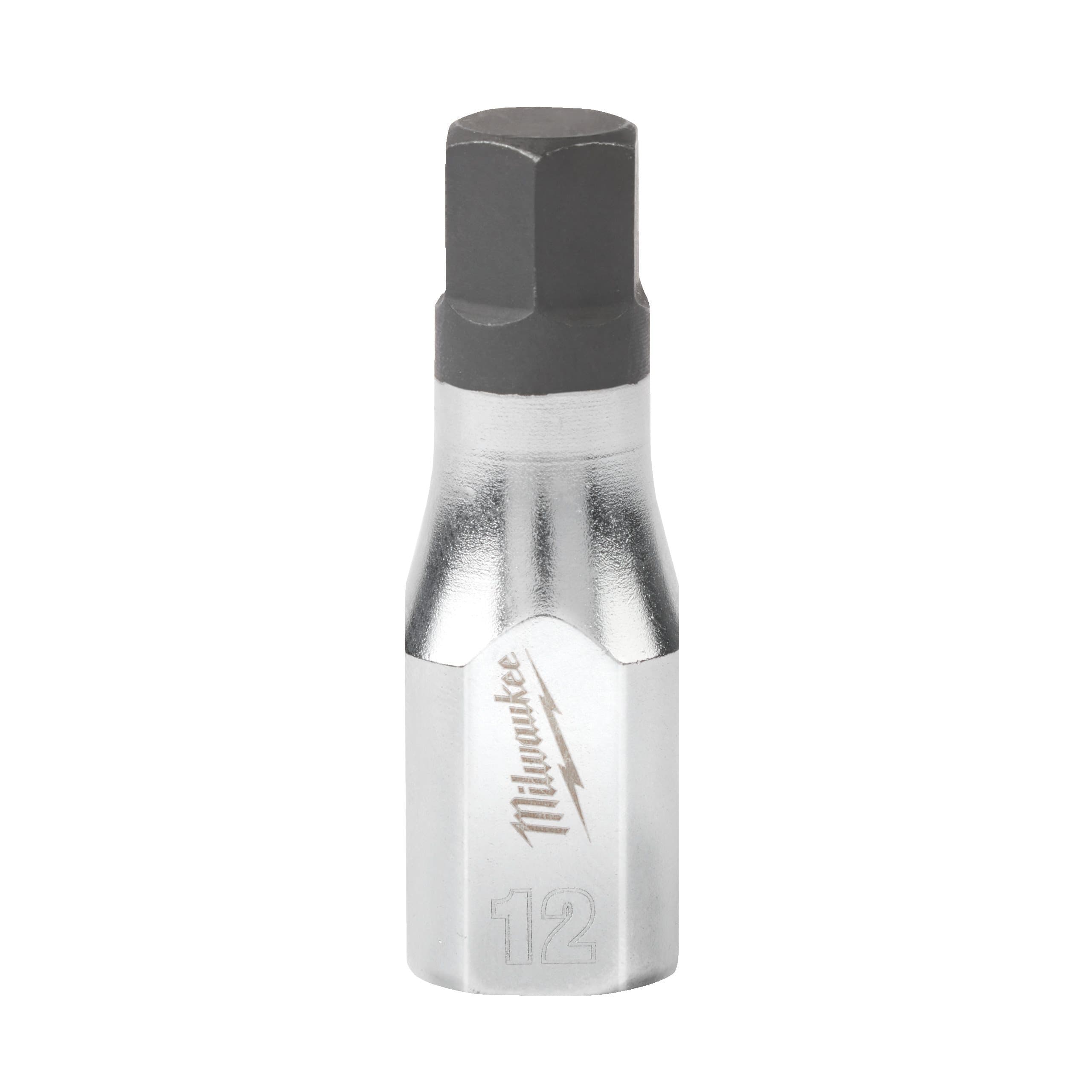 Milwaukee 3/8" Drive 12 mm Hex Bit Socket