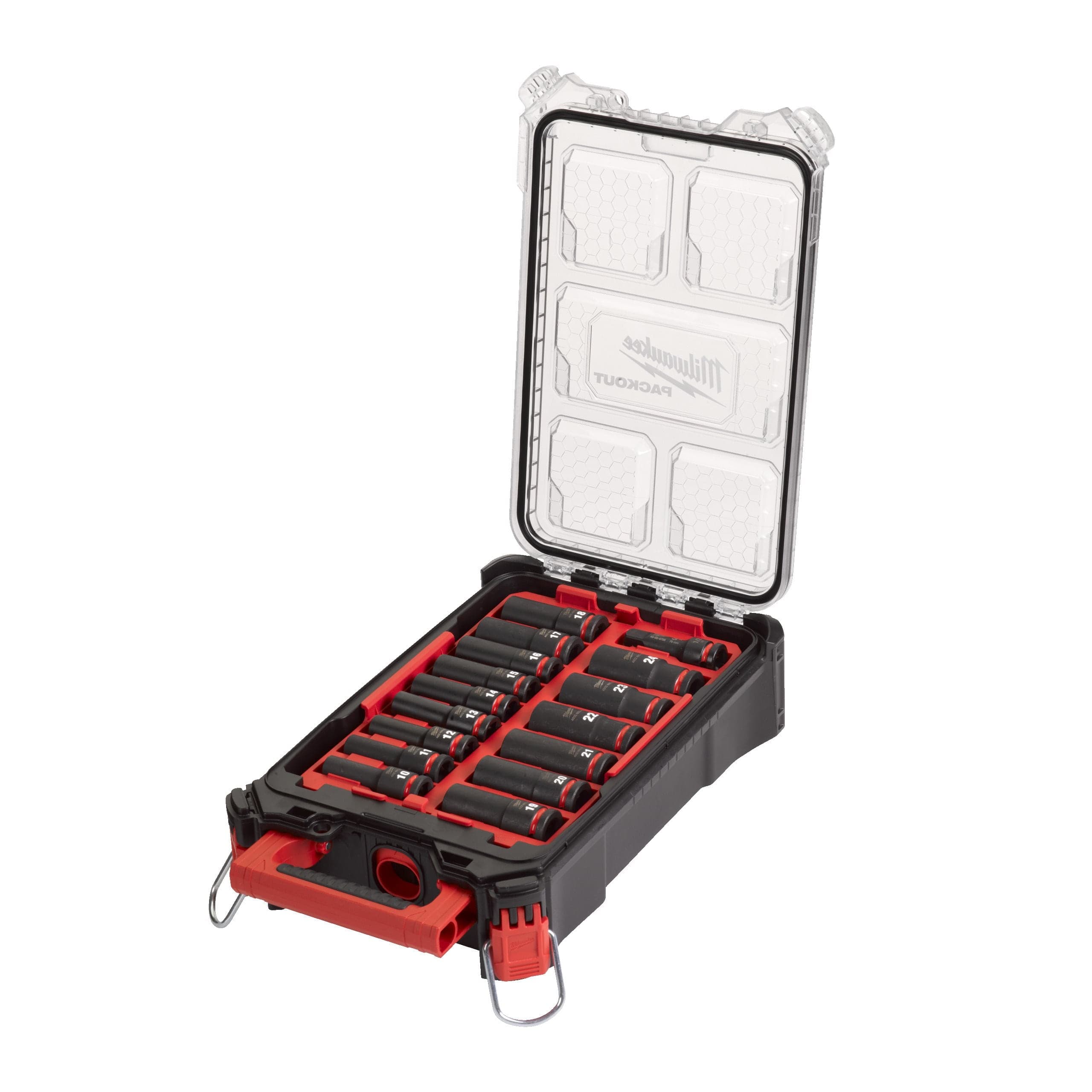 Milwaukee 1/2" Packout impact socket set - 16 pc