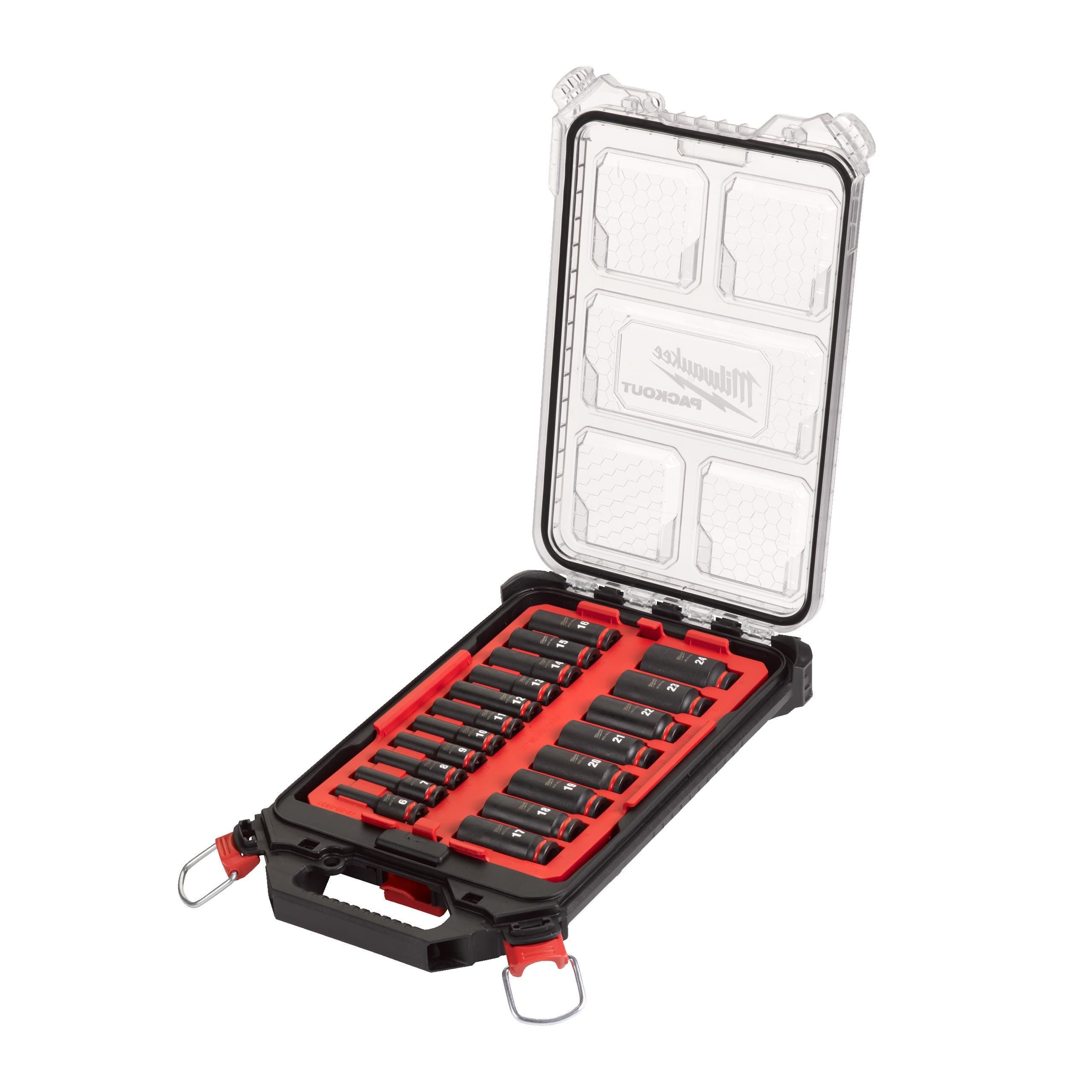 Milwaukee 3/8" Packout impact socket set - 19 pc