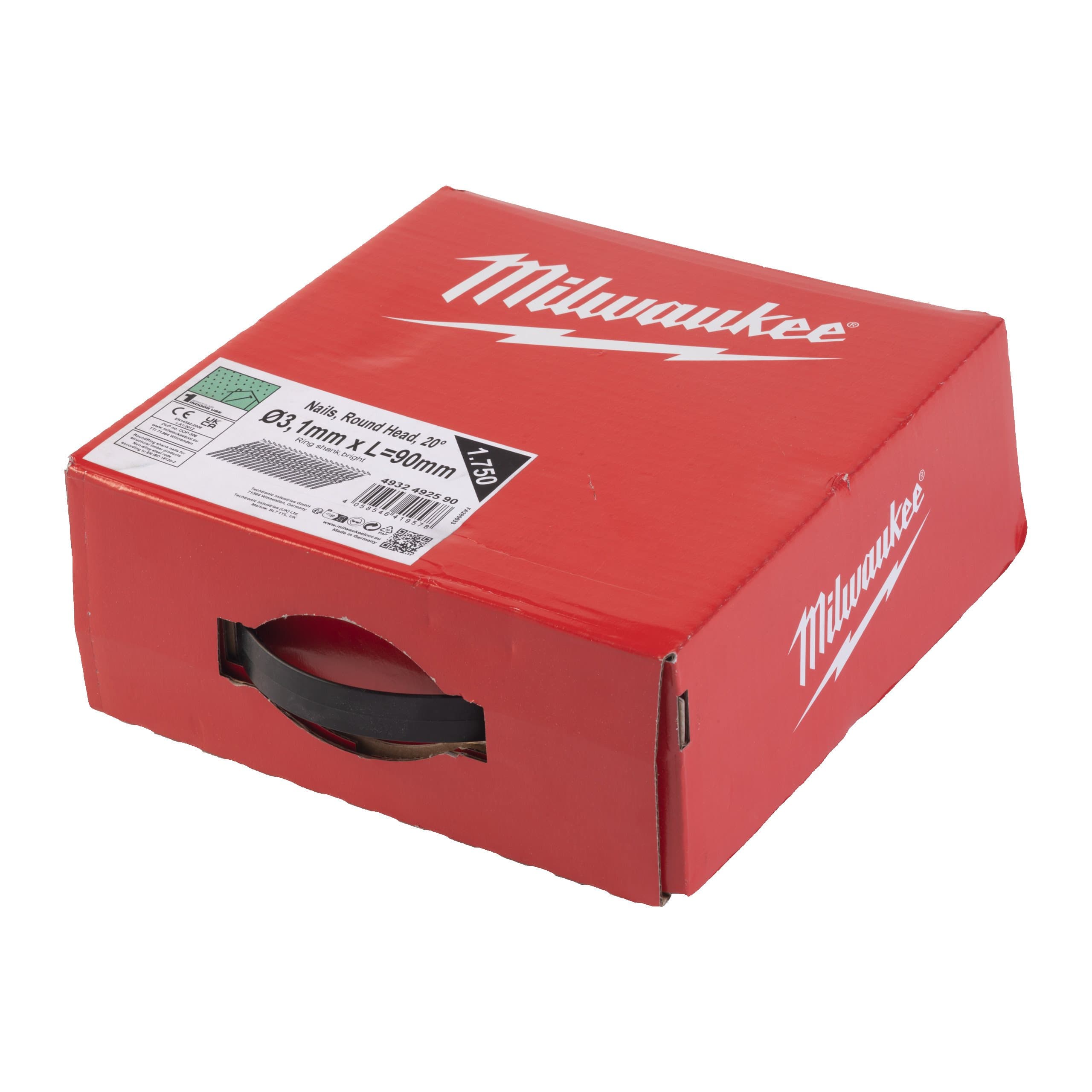 Milwaukee 20° Round Head 90 mm / RS / B / SC1 - 1.750 pc