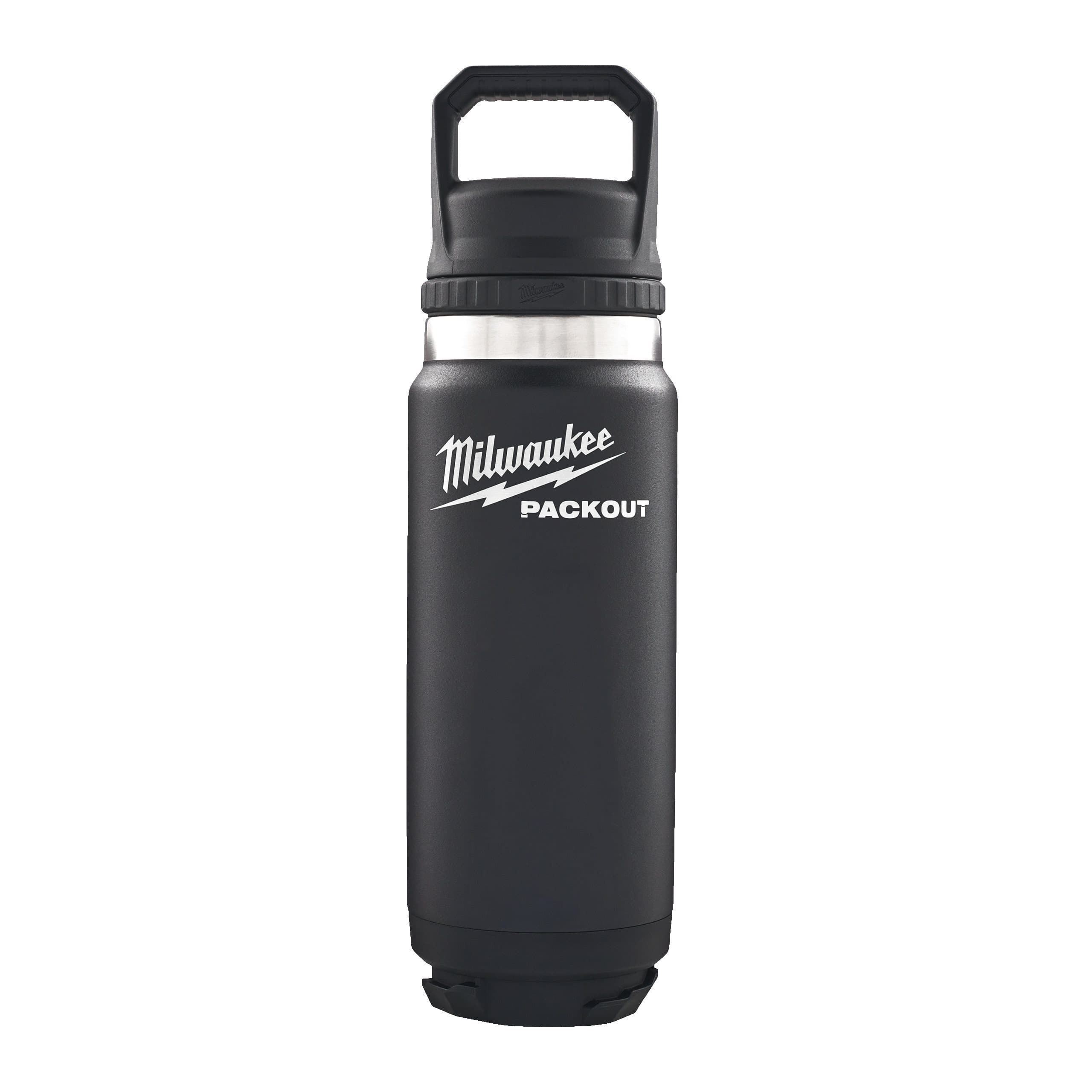 Milwaukee Packout Bottle 710 ml Chug Lid Black