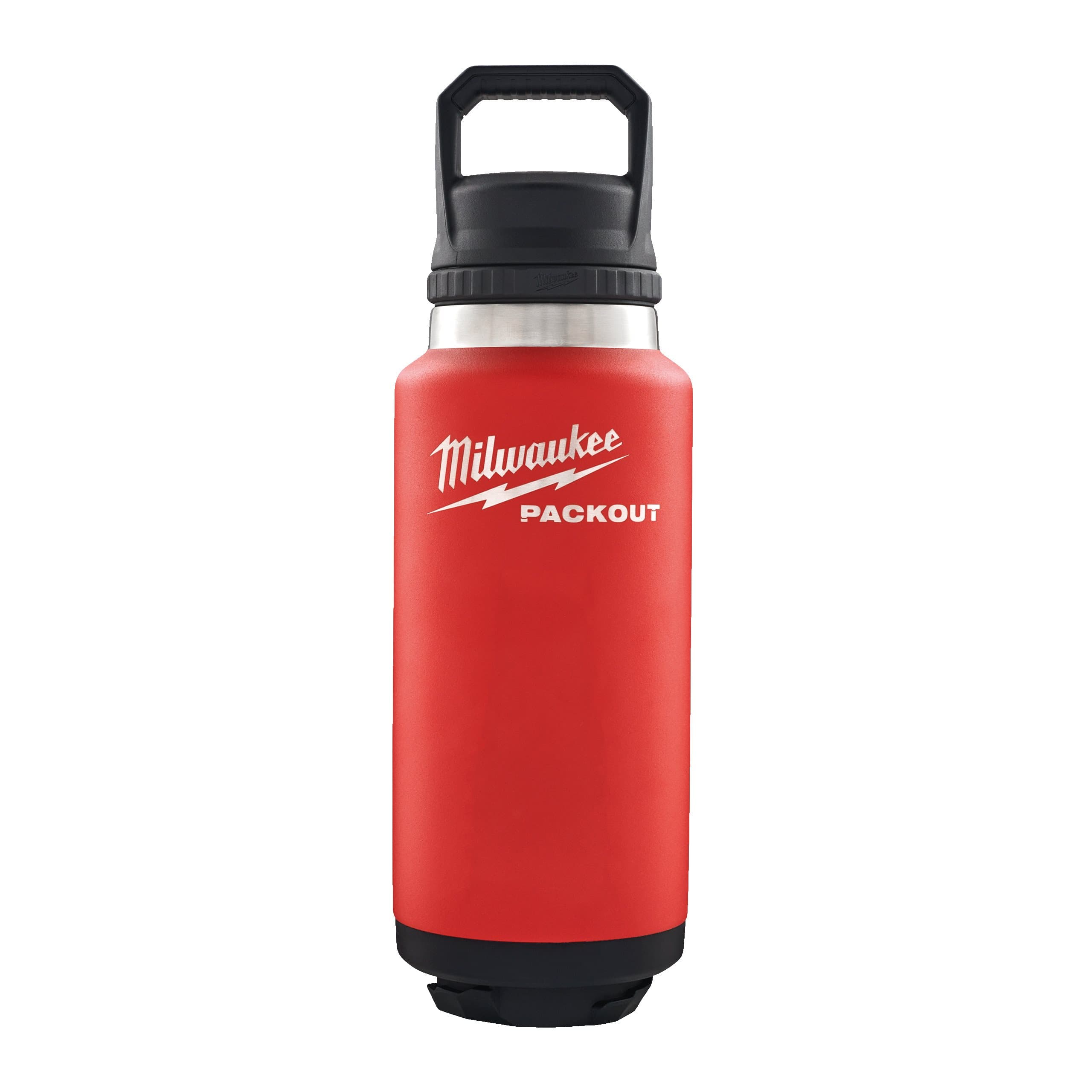 Milwaukee Packout Bottle 1065 ml Chug Lid Red