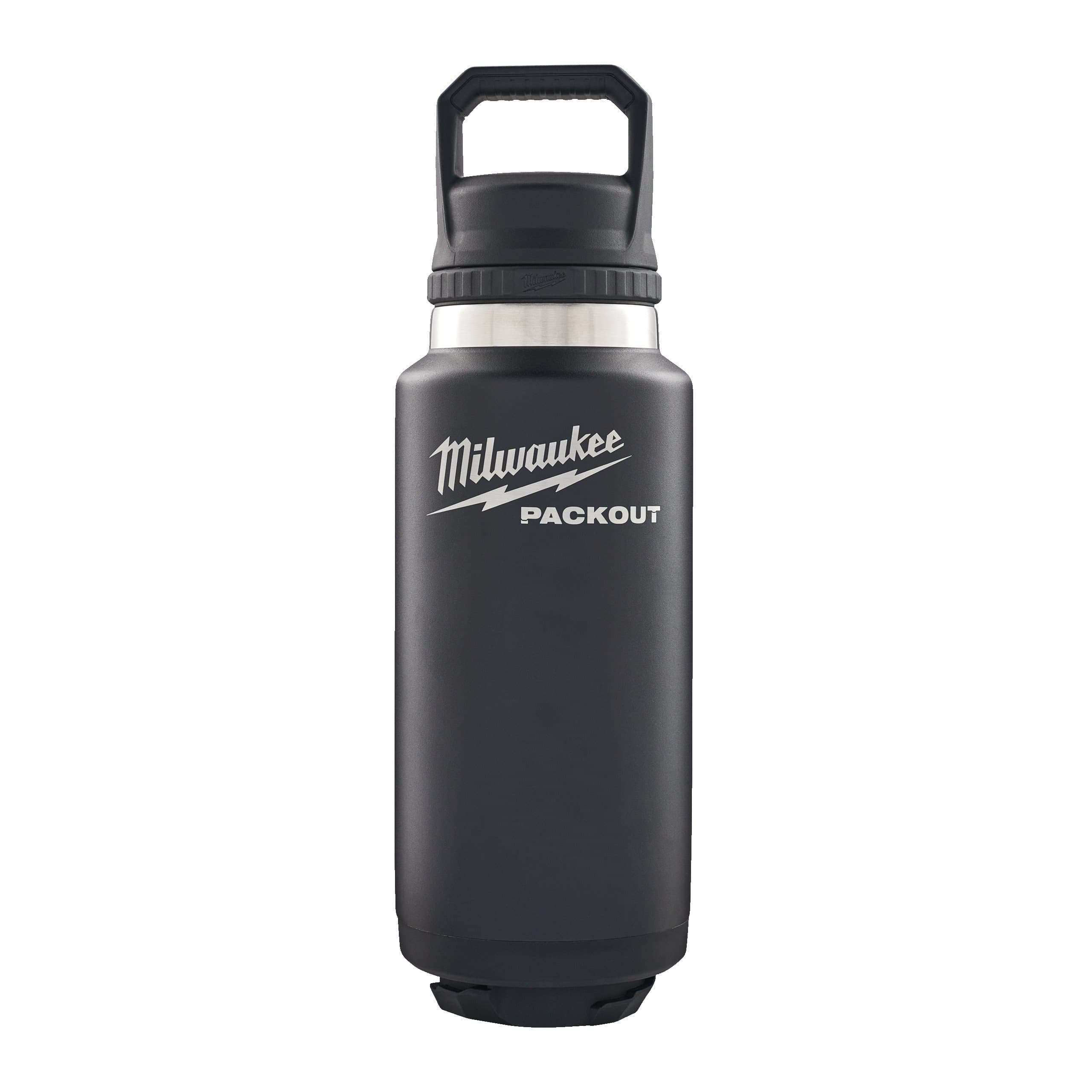 Milwaukee Packout Bottle 1065 ml Chug Lid Black