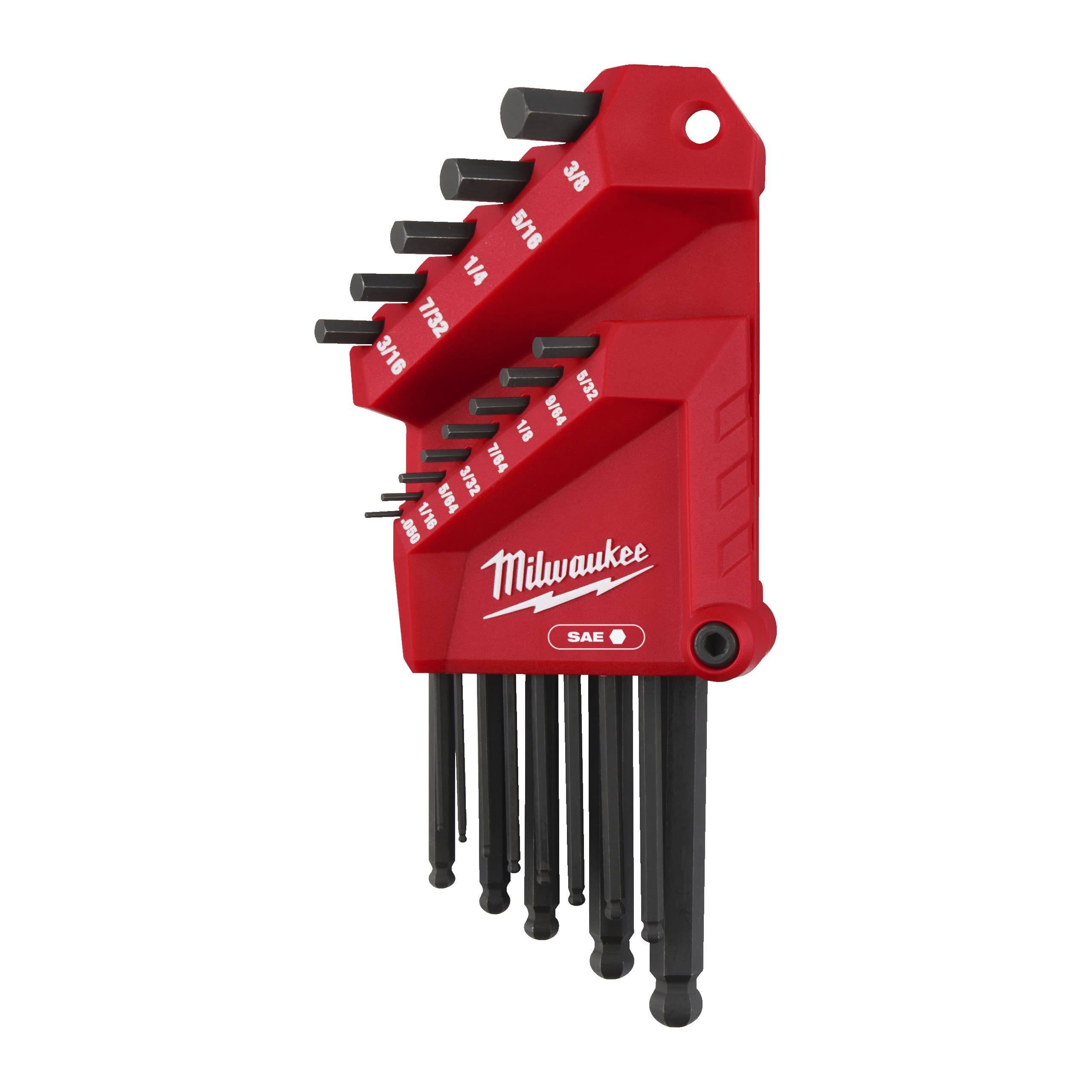 Milwaukee 13 pc Imperial L-Style with Ball End Hex Key Set