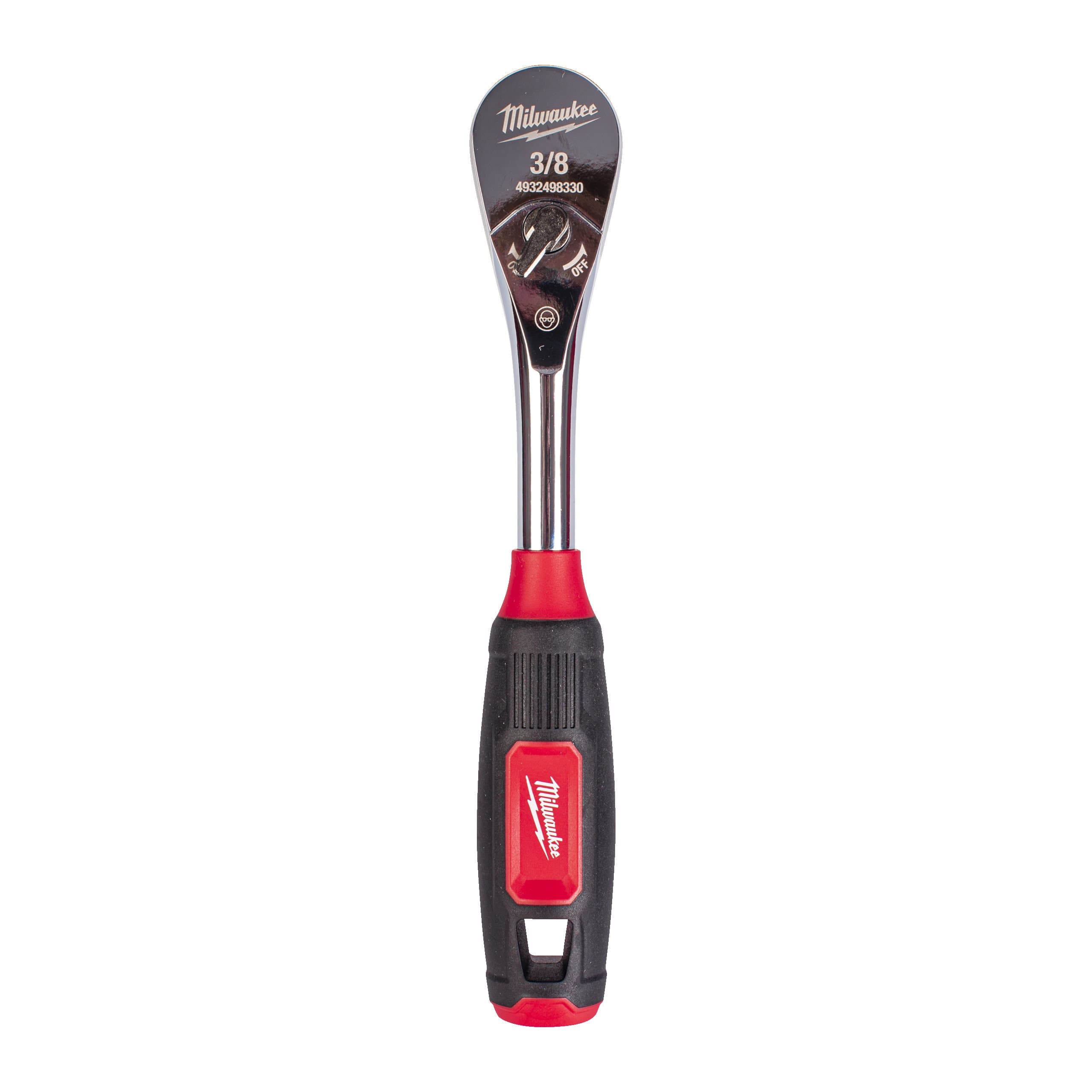 Milwaukee 3/8'' Ratchet with Comfort Grip