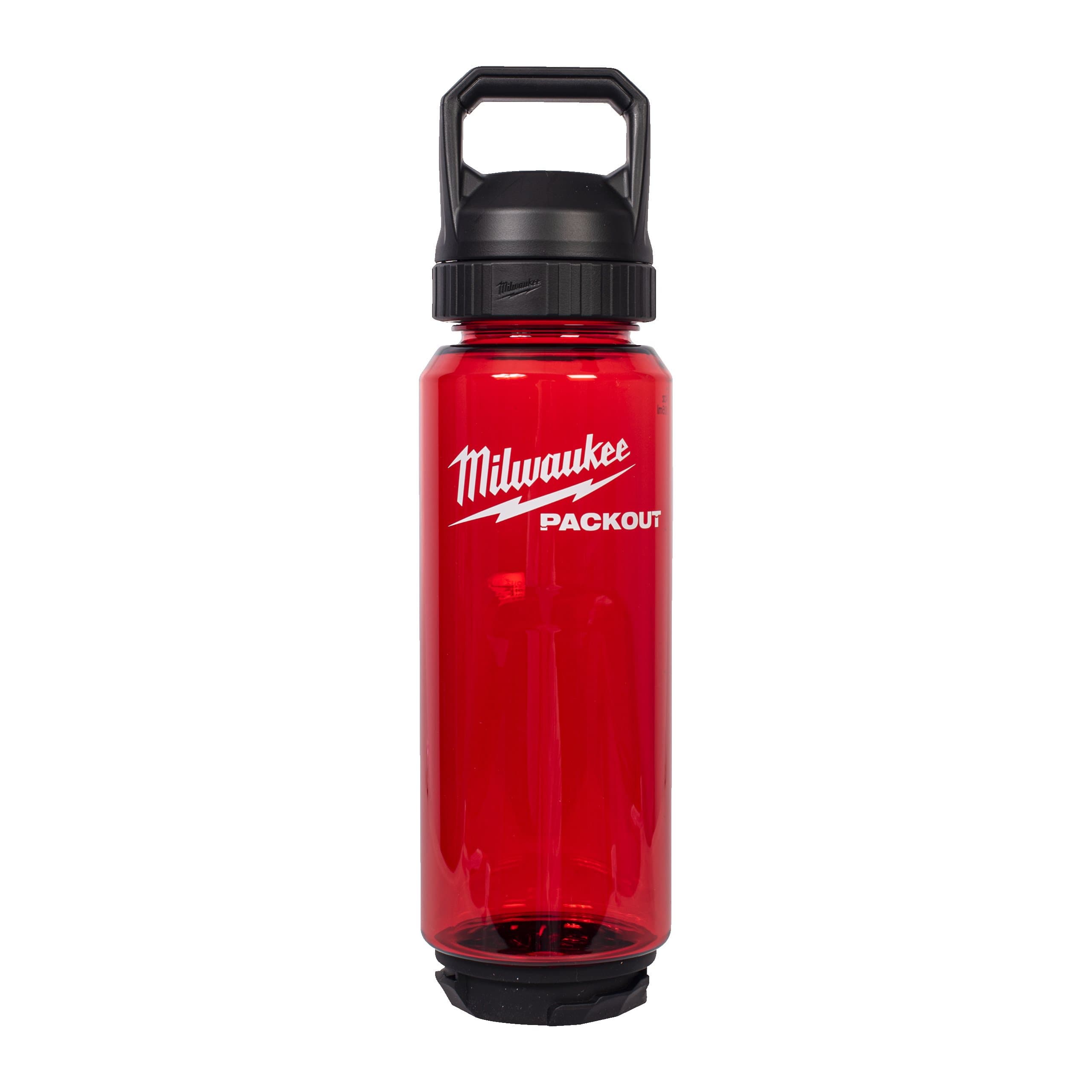 Milwaukee Packout 1005 ml Plastic Bottle Chug Lid Red