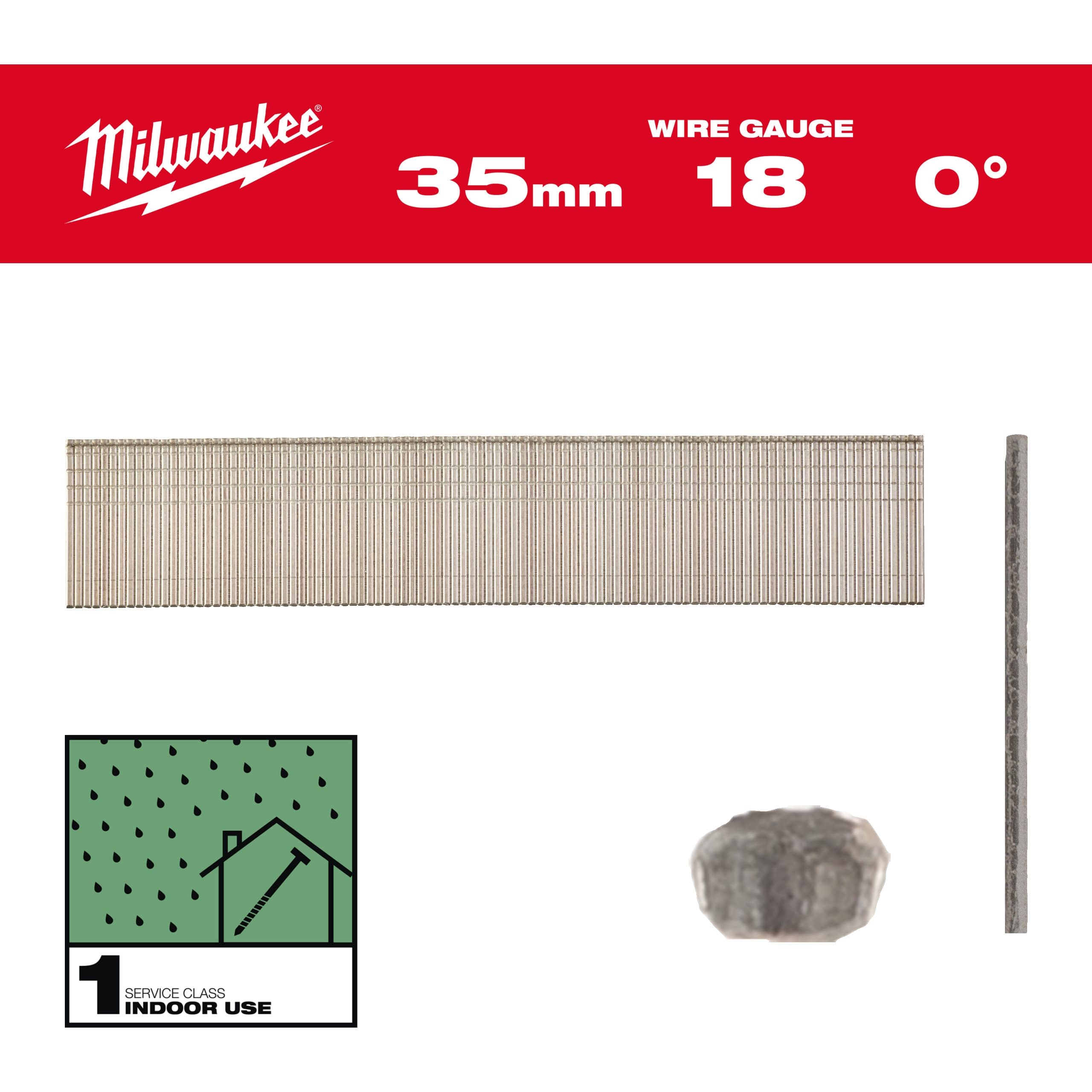 Milwaukee 18G / 35 mm / RC / G / SC1 - 5.000 pc