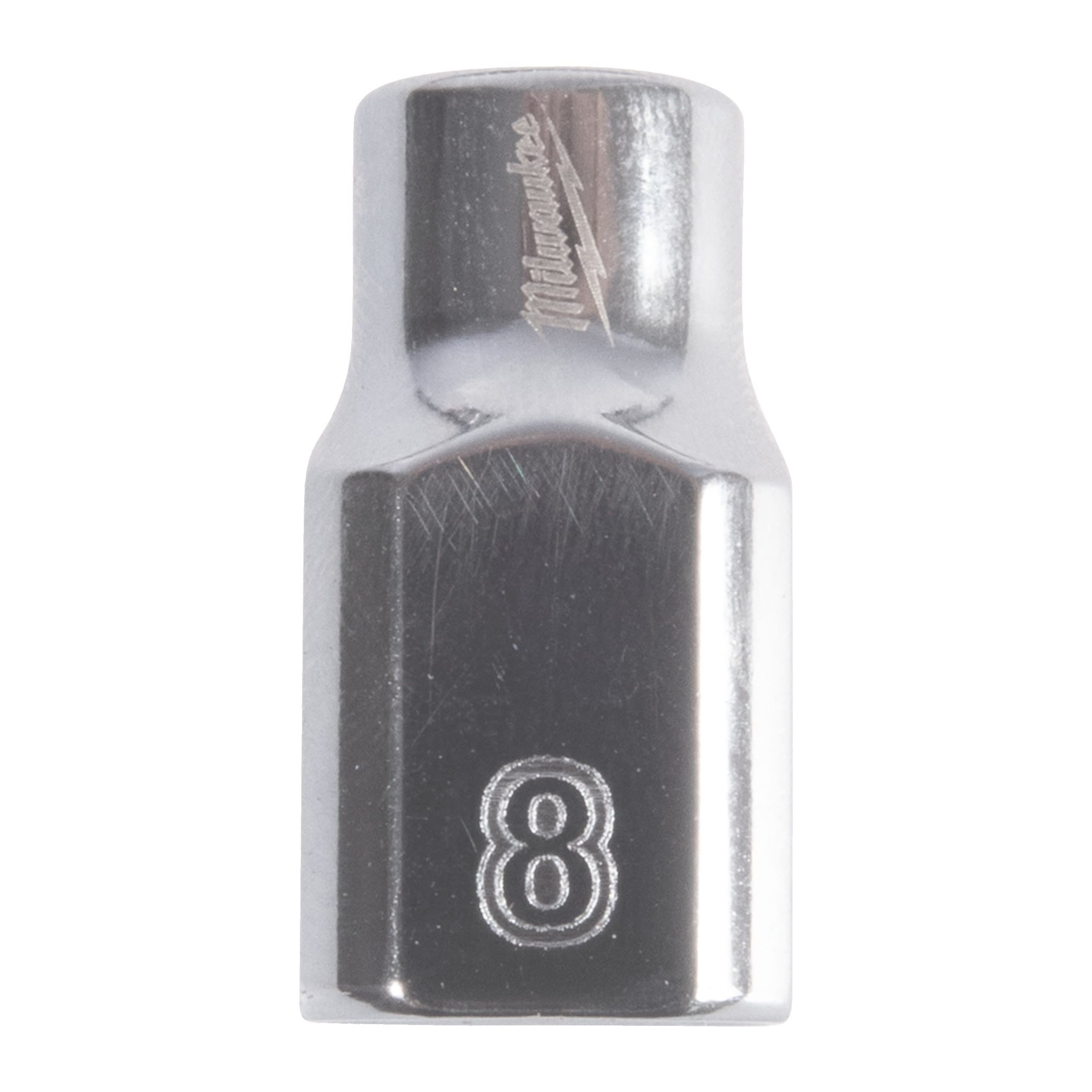 Milwaukee 3/8'' Drive Metric Standard 12-Point Socket - 8mm