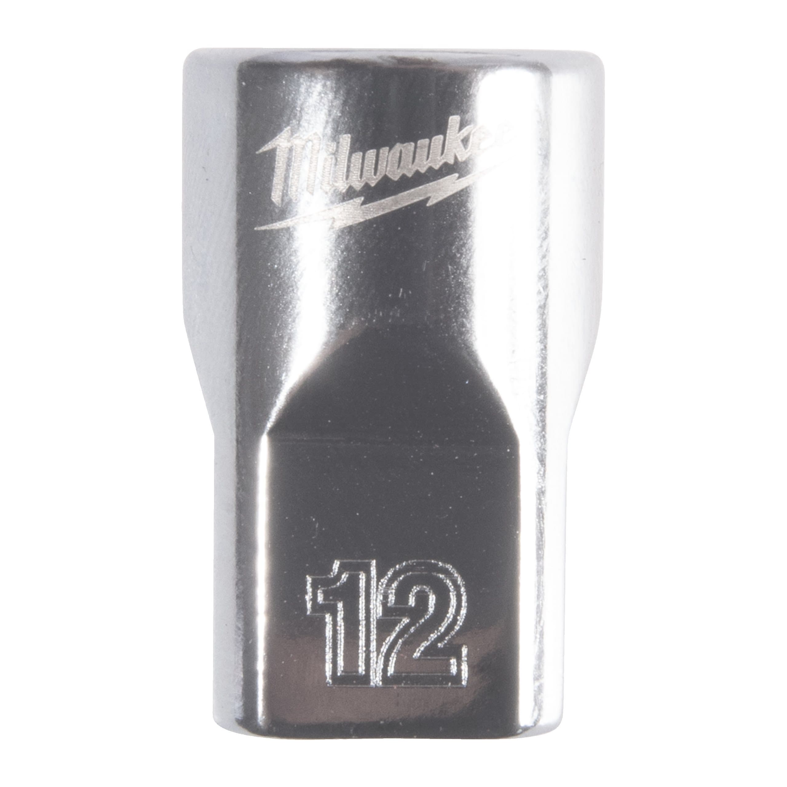 Milwaukee 3/8'' Drive Metric Standard 12-Point Socket - 12mm