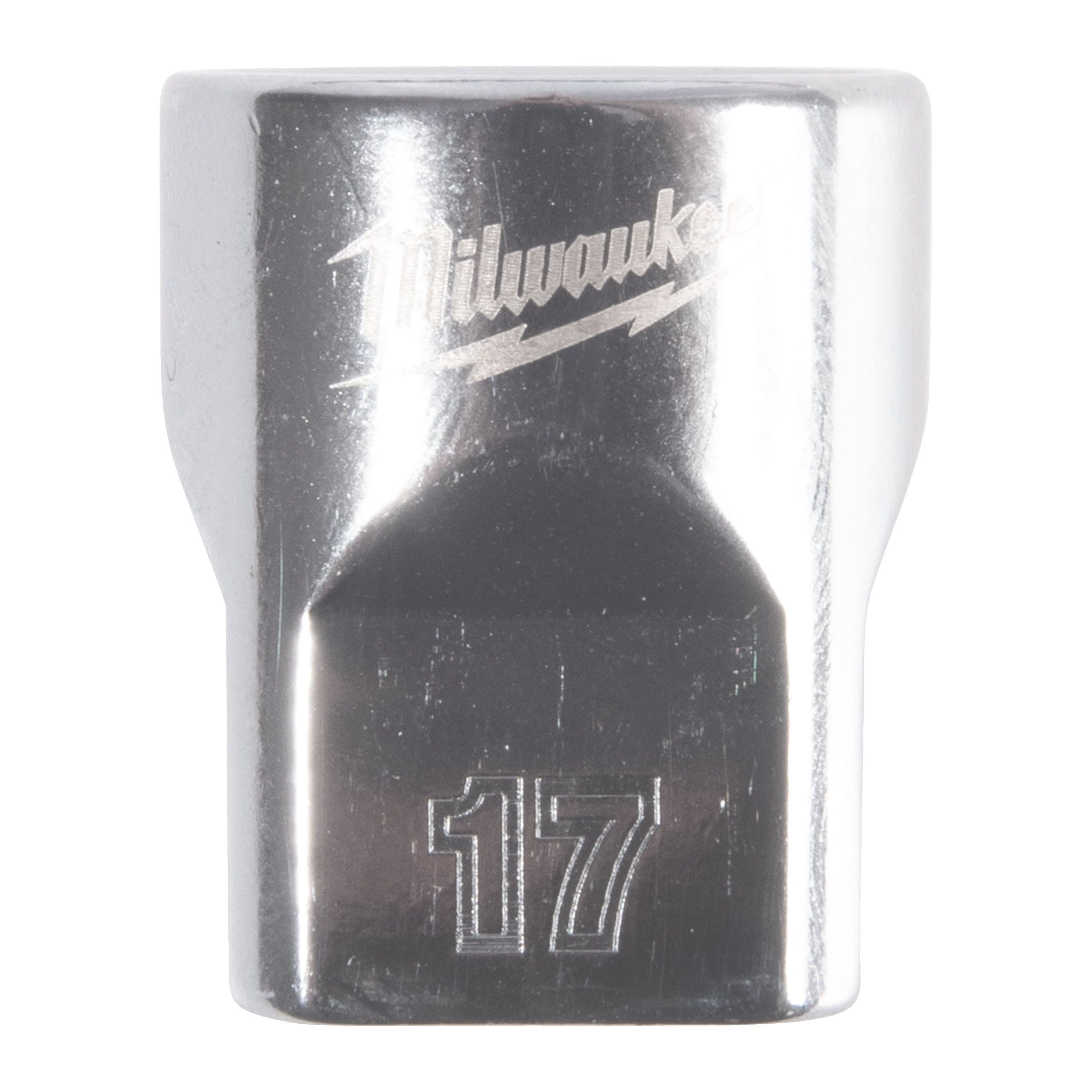 Milwaukee 3/8'' Drive Metric Standard 12-Point Socket - 17mm