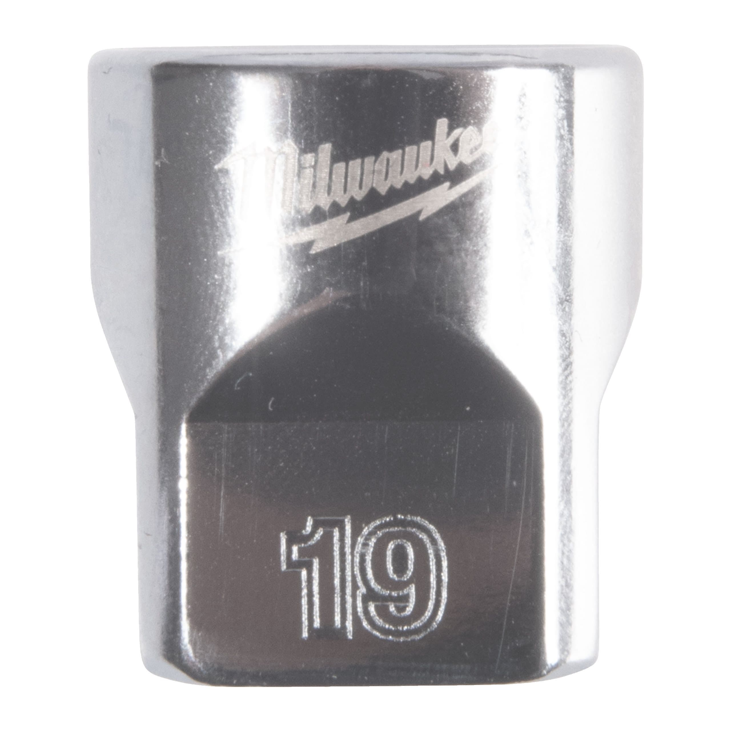Milwaukee 3/8'' Drive Metric Standard 12-Point Socket - 19mm