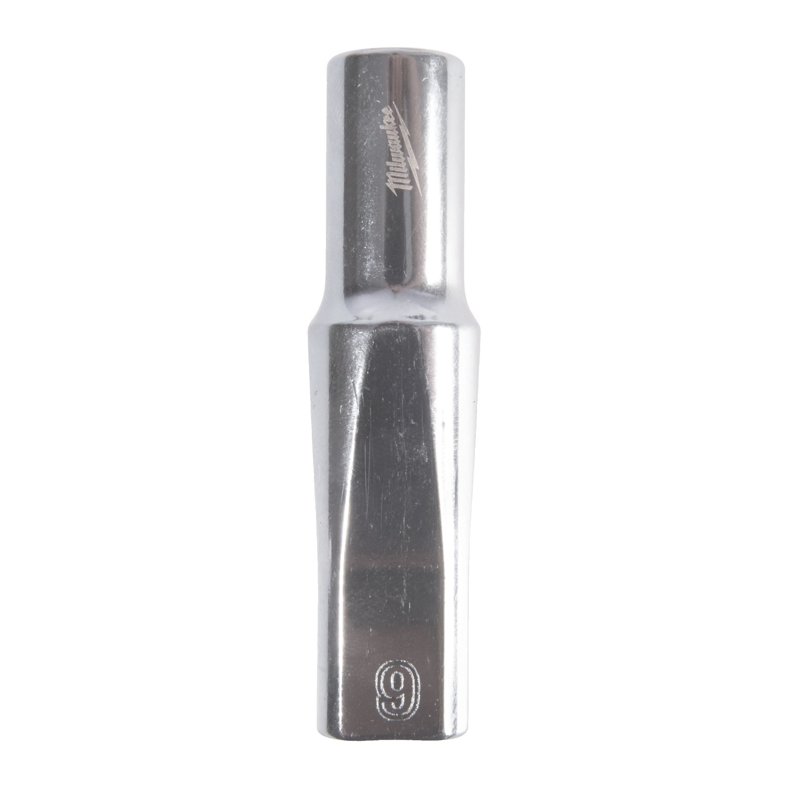 Milwaukee 3/8'' Drive Metric Deep 12-Point Socket - 9mm