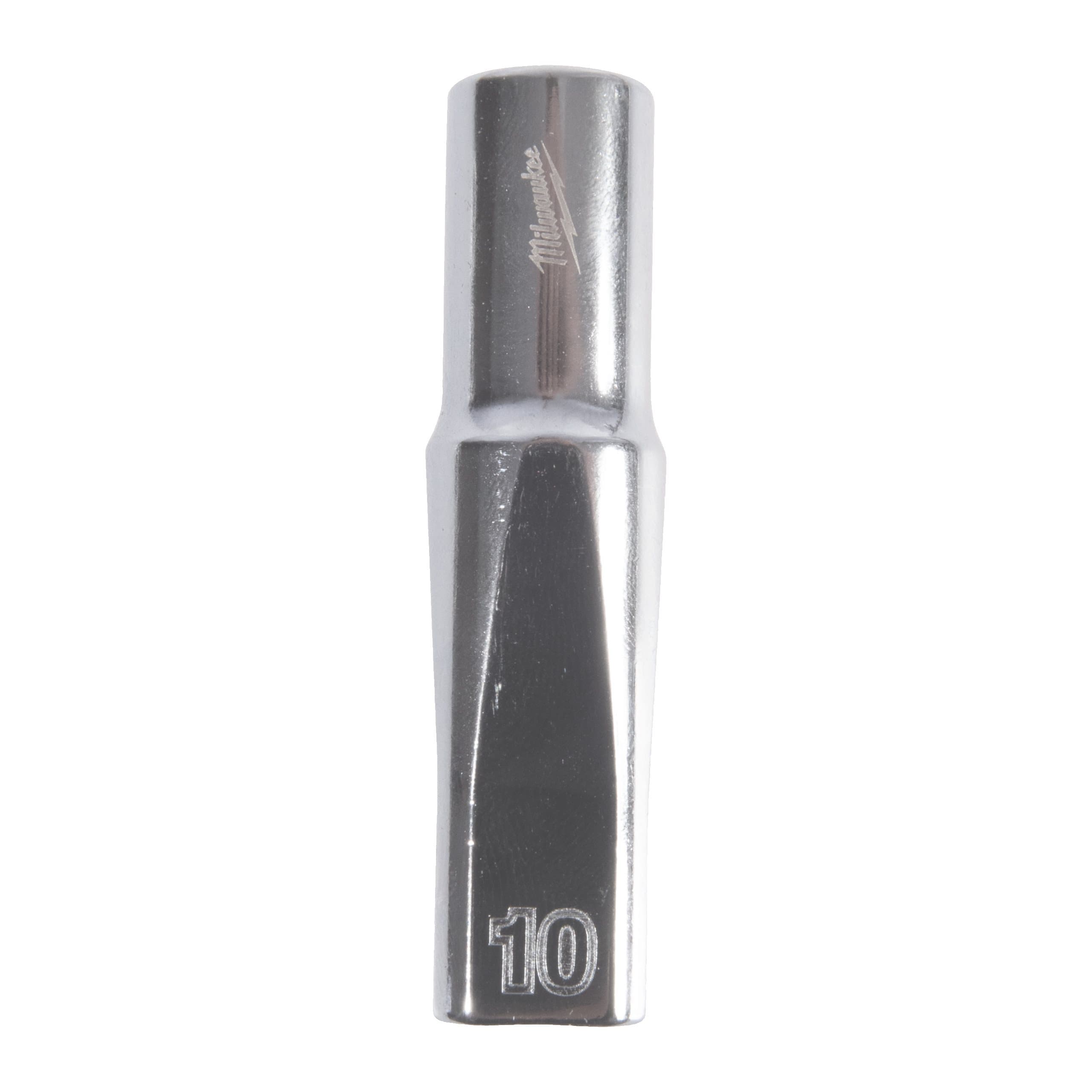 Milwaukee 3/8'' Drive Metric Deep 12-Point Socket - 10mm