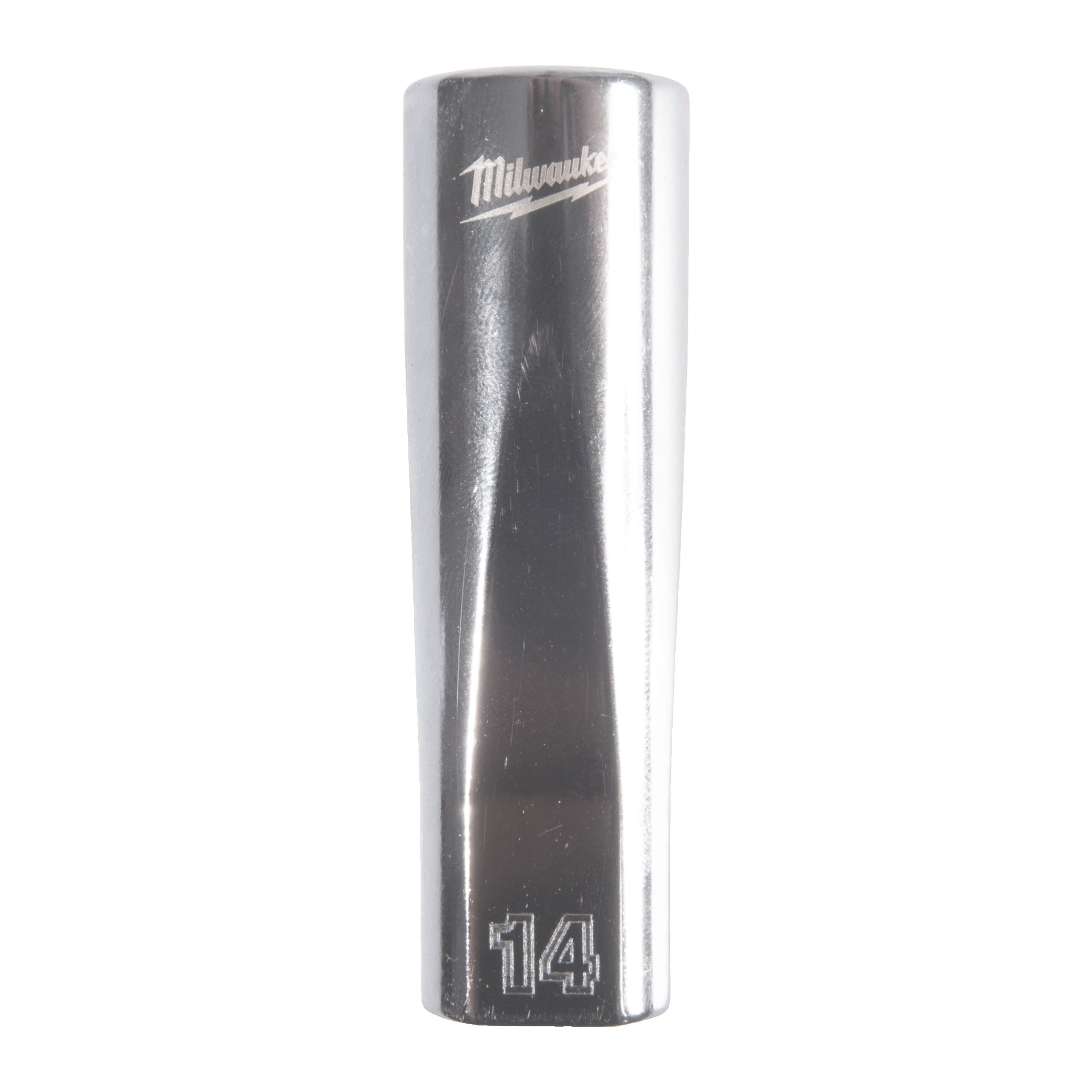 Milwaukee 3/8'' Drive Metric Deep 12-Point Socket - 14mm
