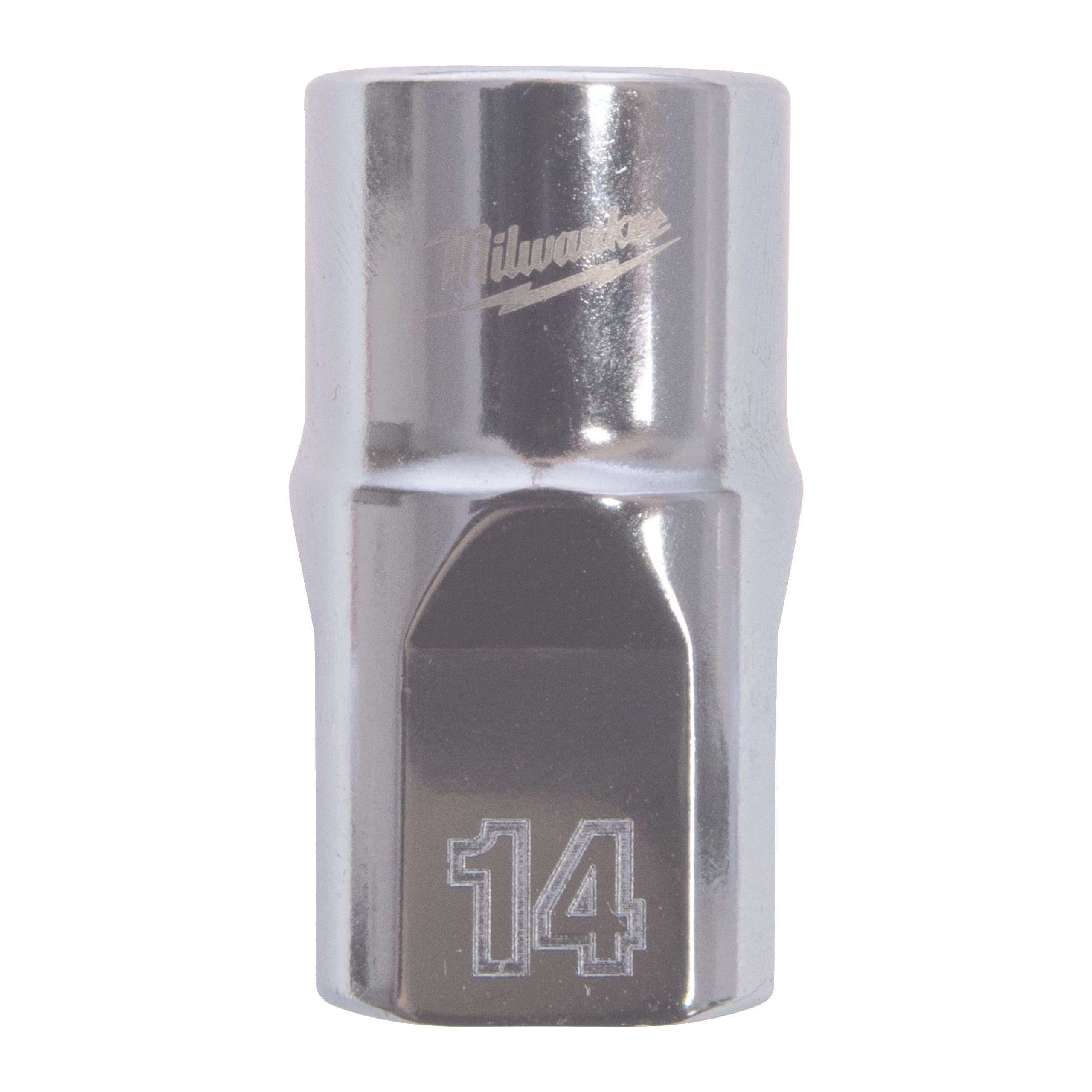Milwaukee 1/2'' Drive Metric Standard 12-Point Socket - 14mm