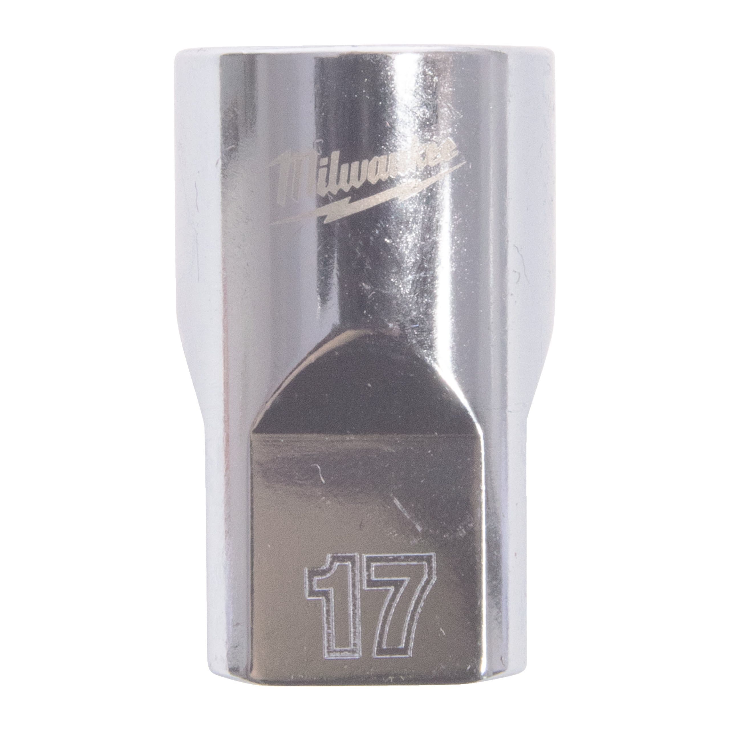 Milwaukee 1/2'' Drive Metric Standard 12-Point Socket - 17mm