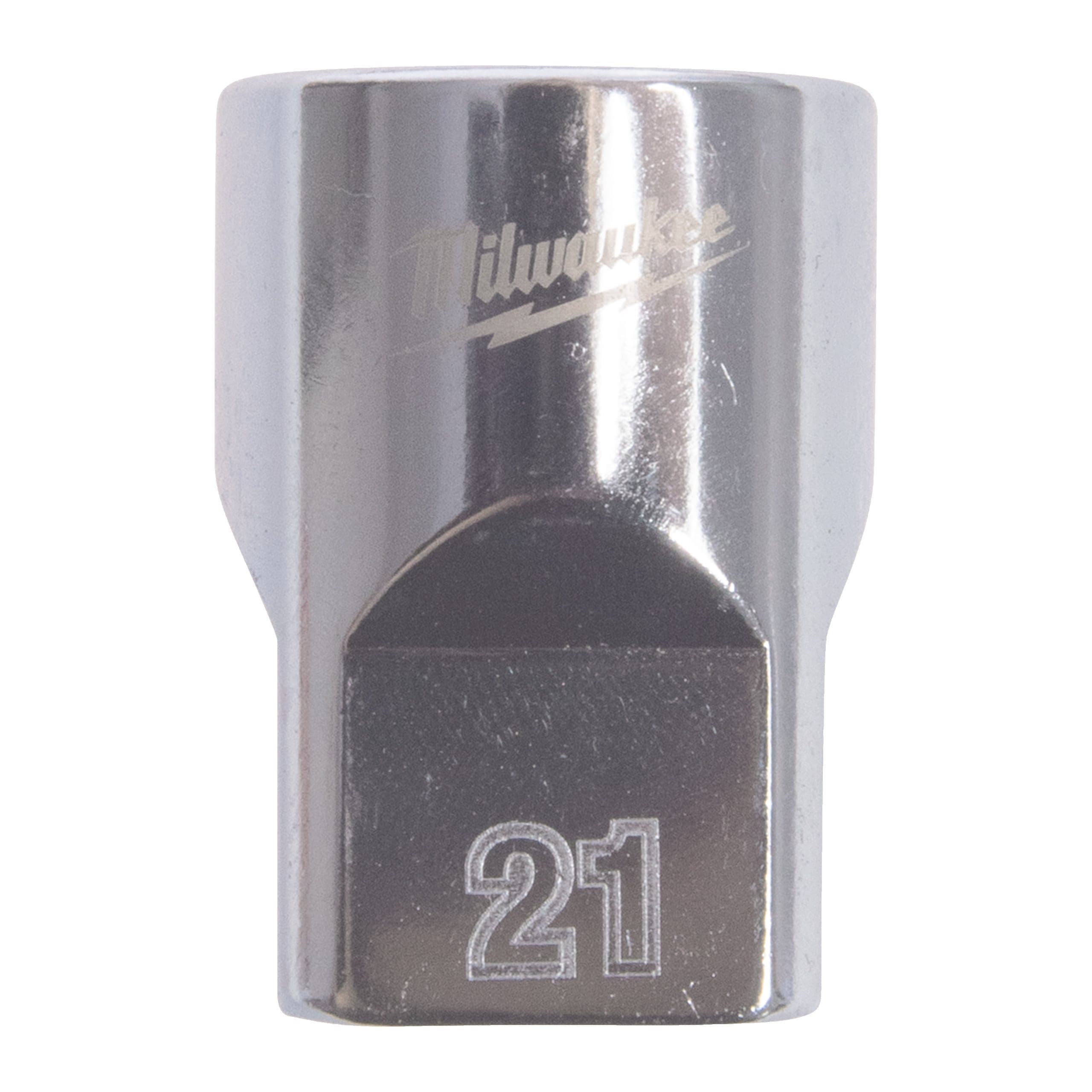 Milwaukee 1/2'' Drive Metric Standard 12-Point Socket - 21mm