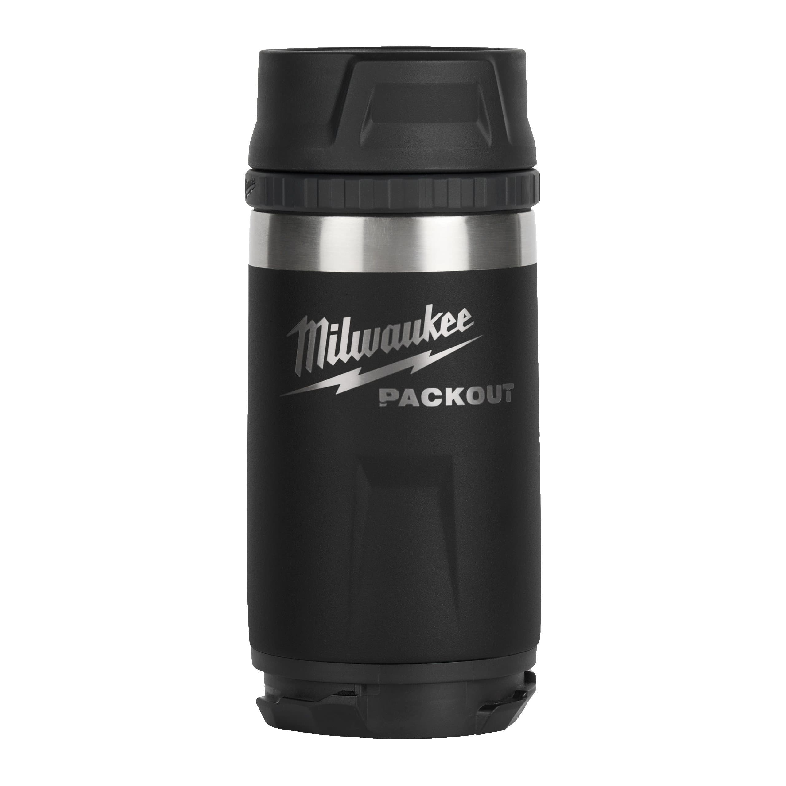 Milwaukee Packout Bottle 355 ml Sip Lid Black