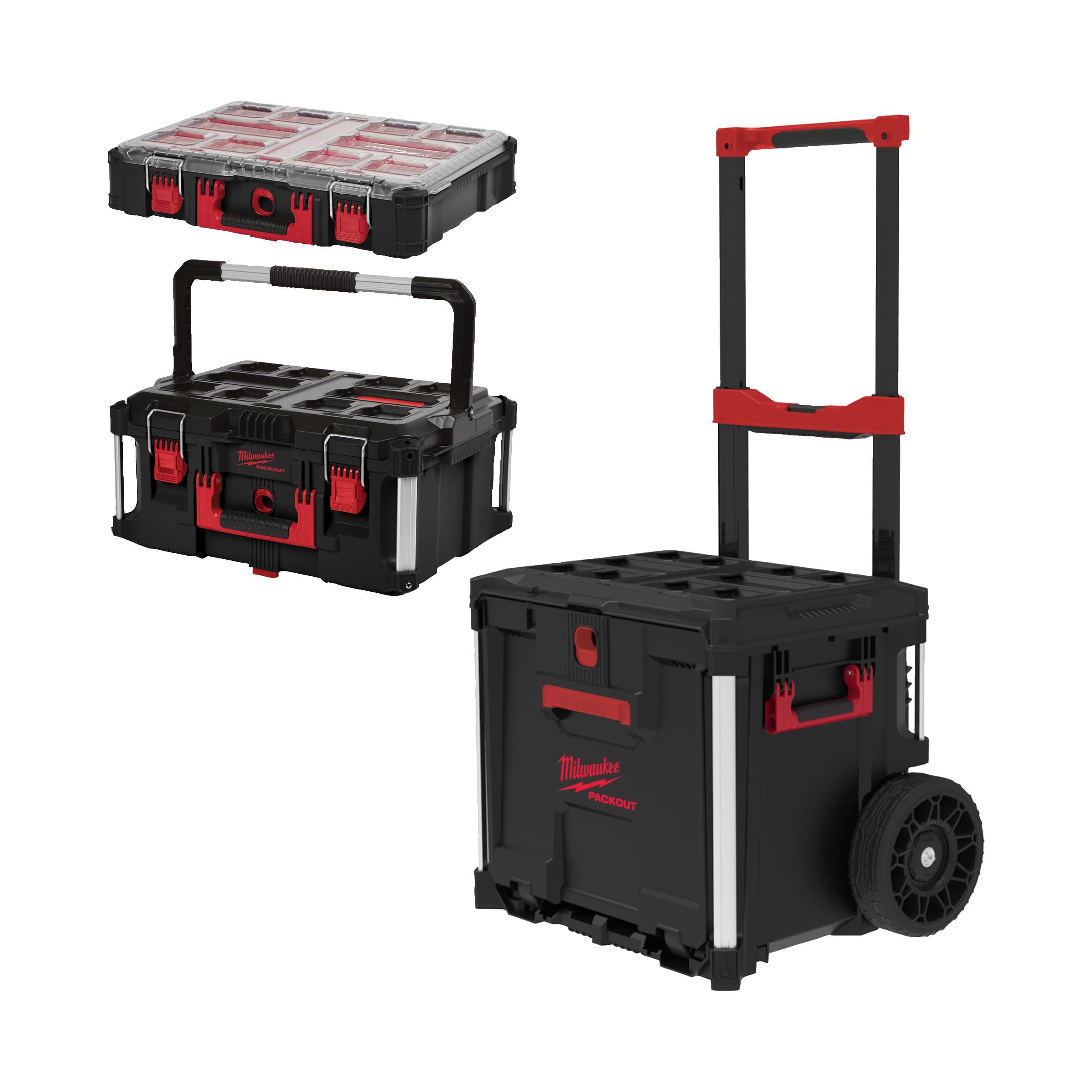 Milwaukee Packout 3 pcs Rolling Drawer Set