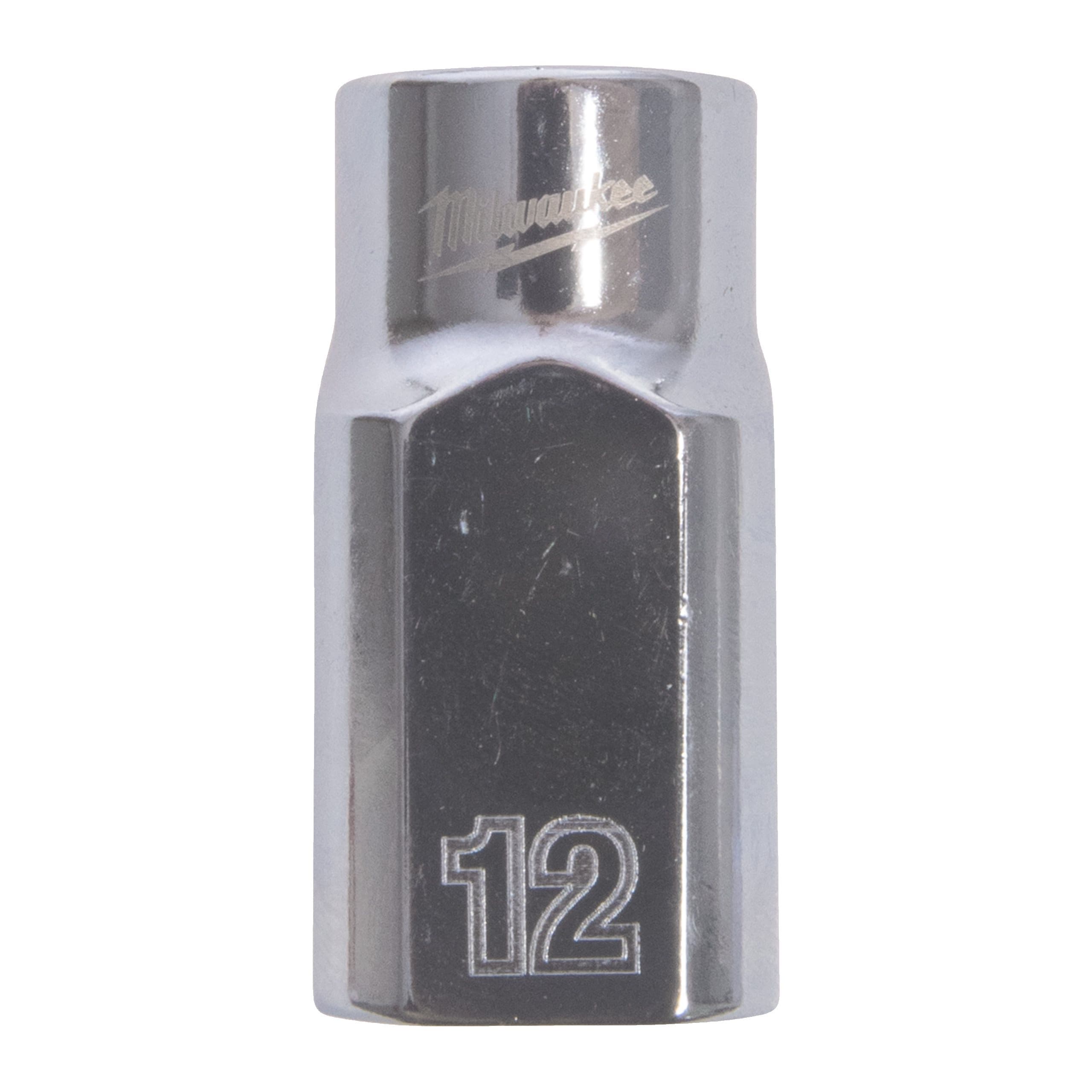 Milwaukee 1/2'' Drive Metric Standard 12-Point Socket - 12mm