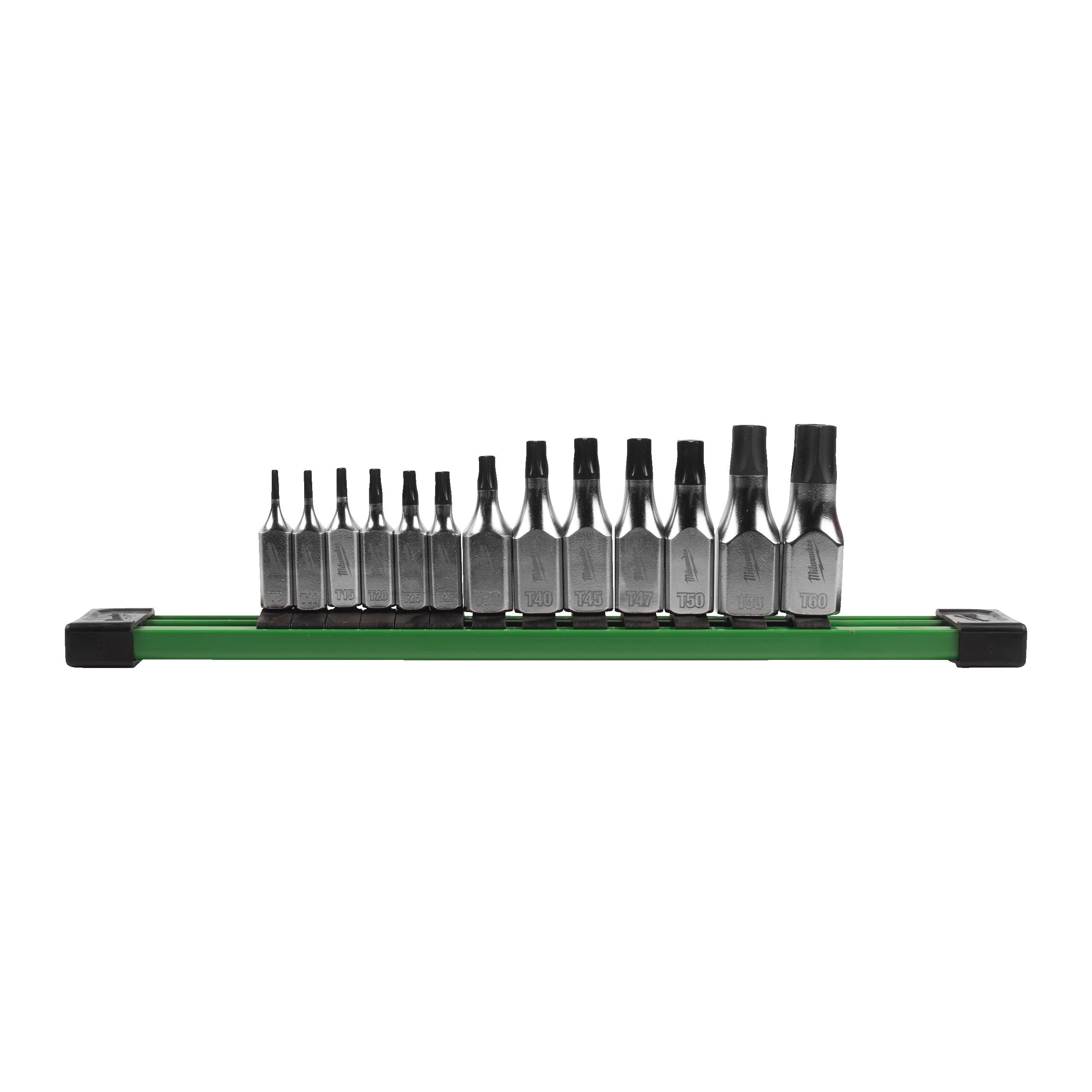 Milwaukee 13 pc 1/4'' and 3/8'' Drive Tamper Proof Torx Bit Socket Set