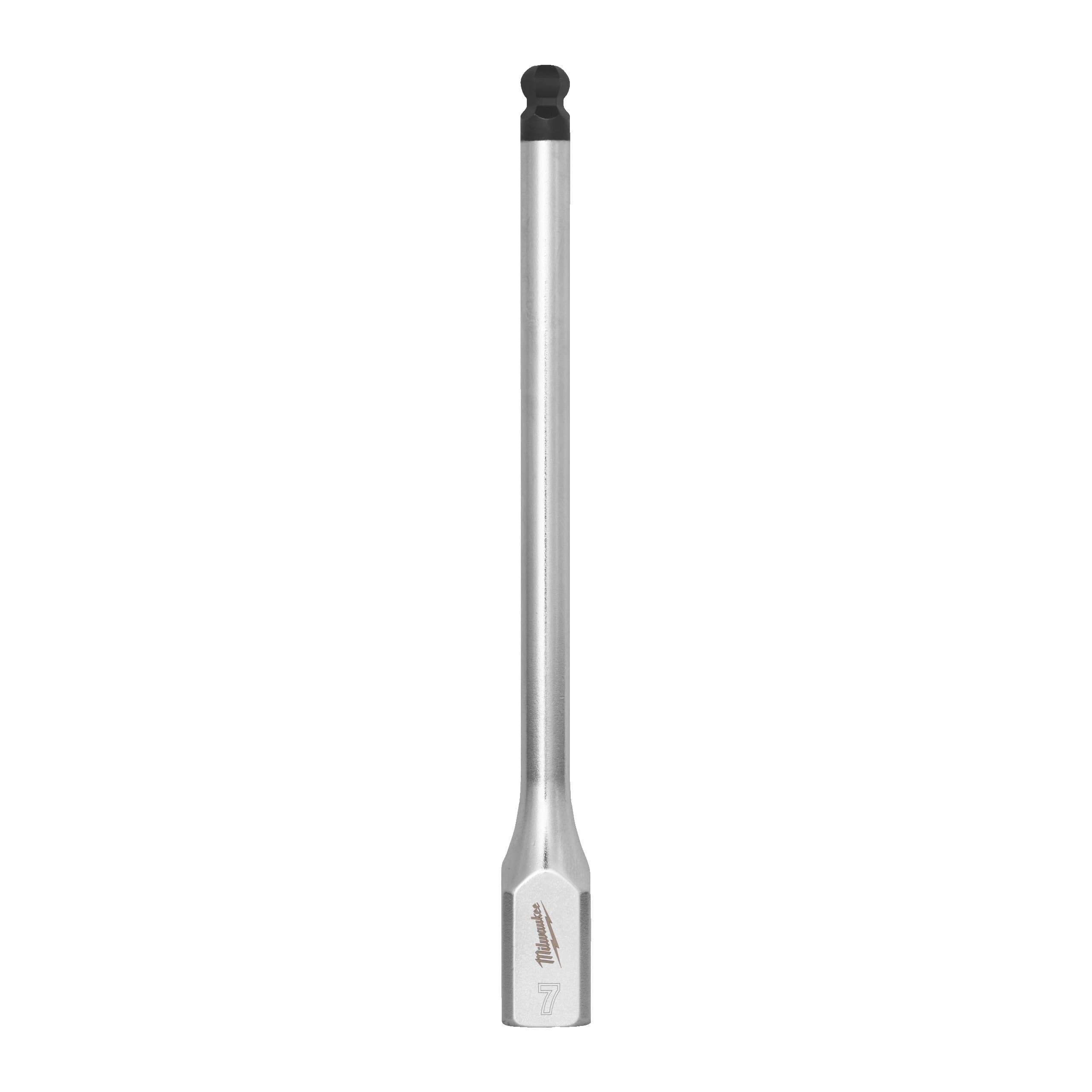 Milwaukee 3/8'' Drive 7mm Hex Long Ball End Bit Socket