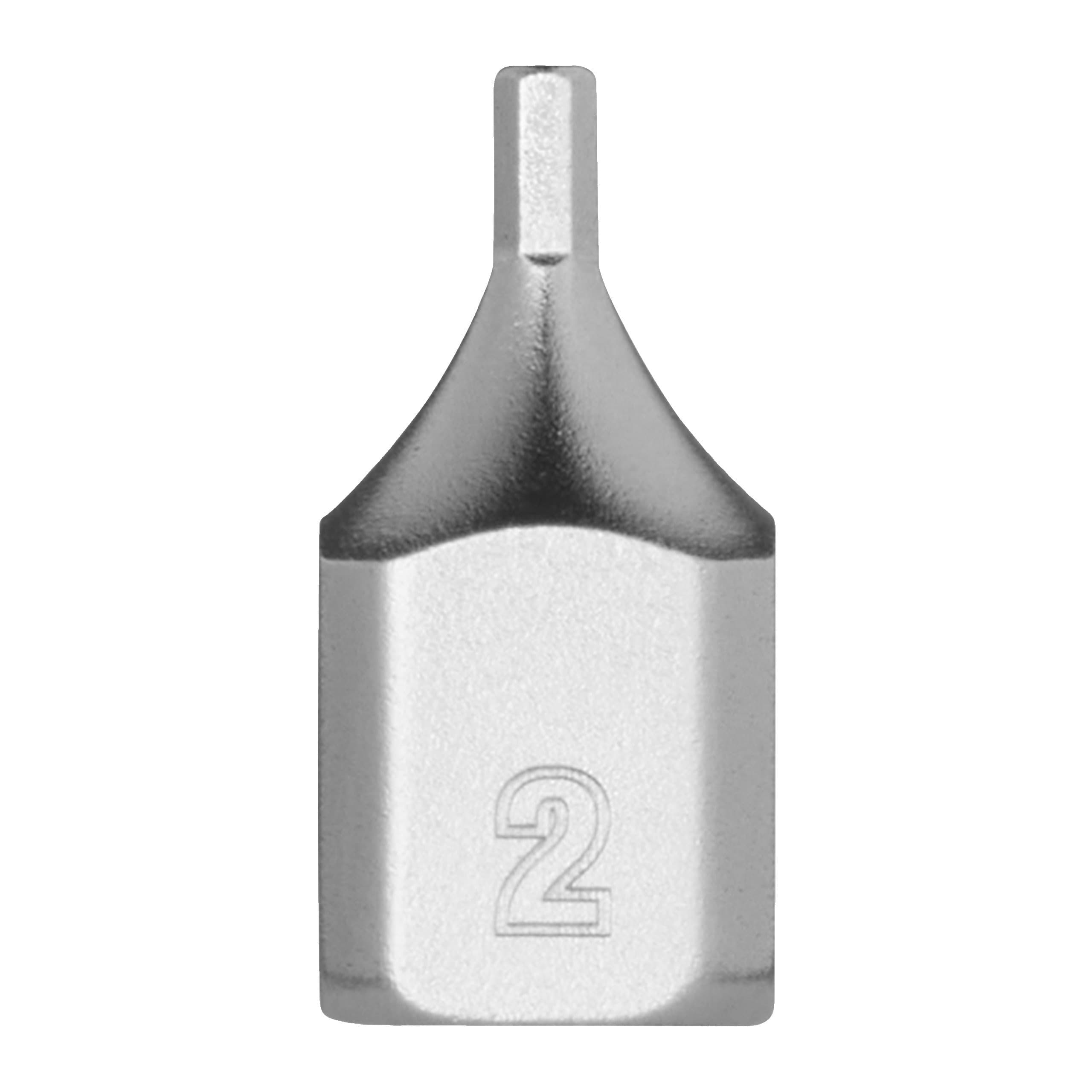 Milwaukee 1/4'' Drive 2mm Hex Stubby Bit Socket