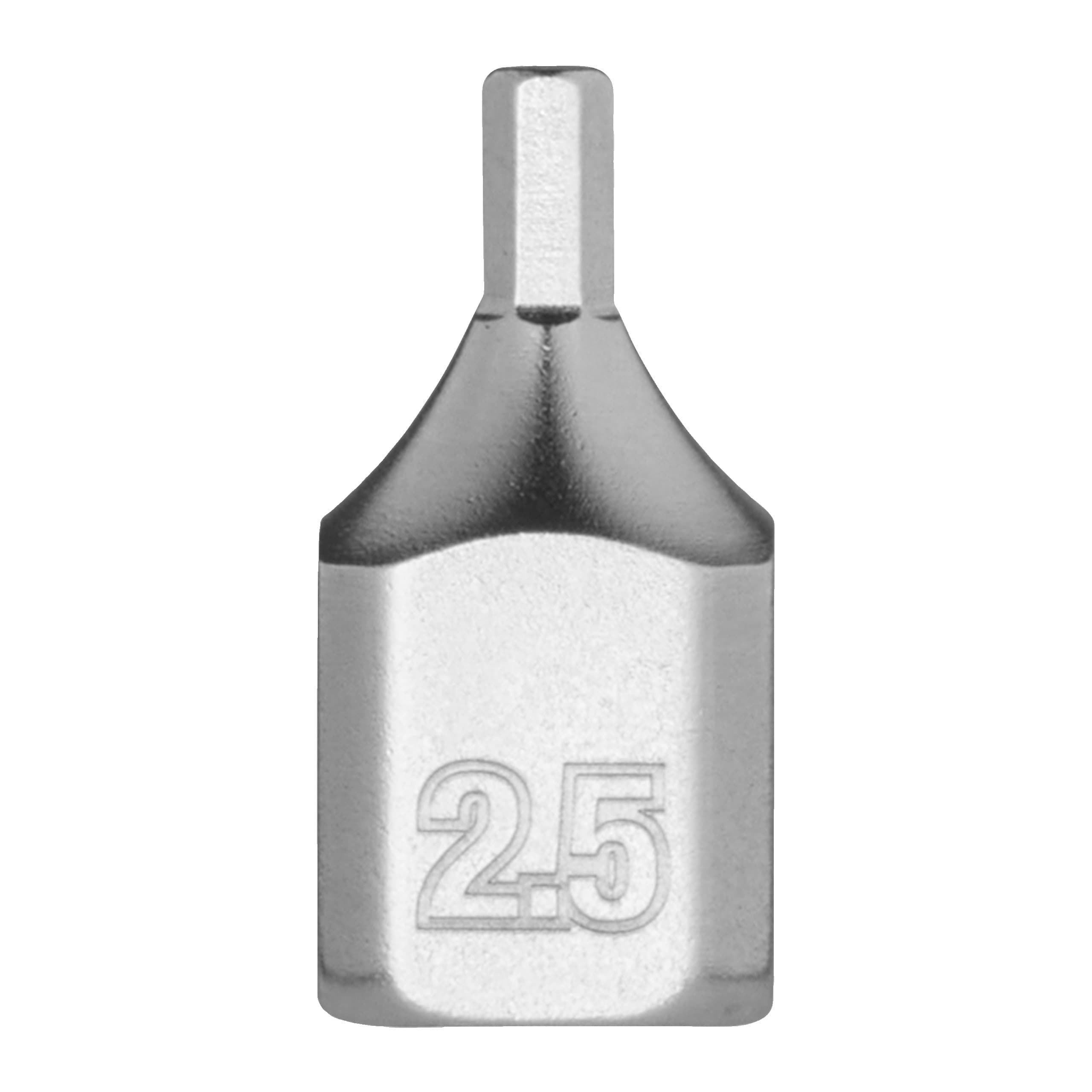Milwaukee 1/4'' Drive 2.5mm Hex Stubby Bit Socket