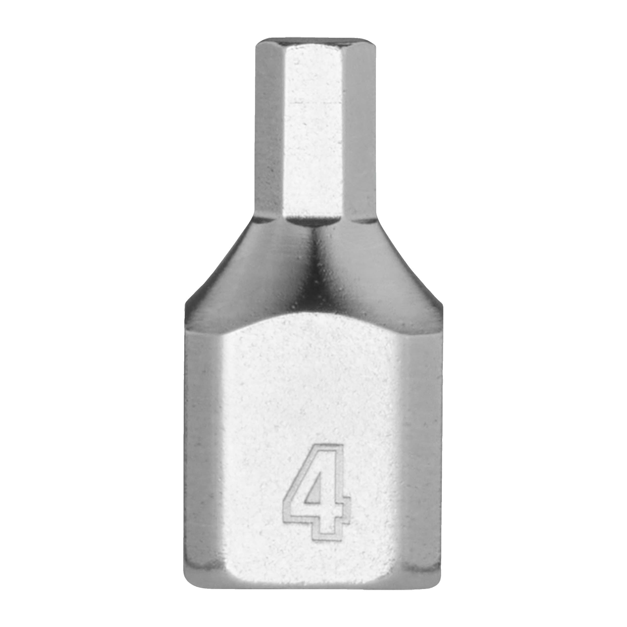 Milwaukee 1/4'' Drive 4mm Hex Stubby Bit Socket