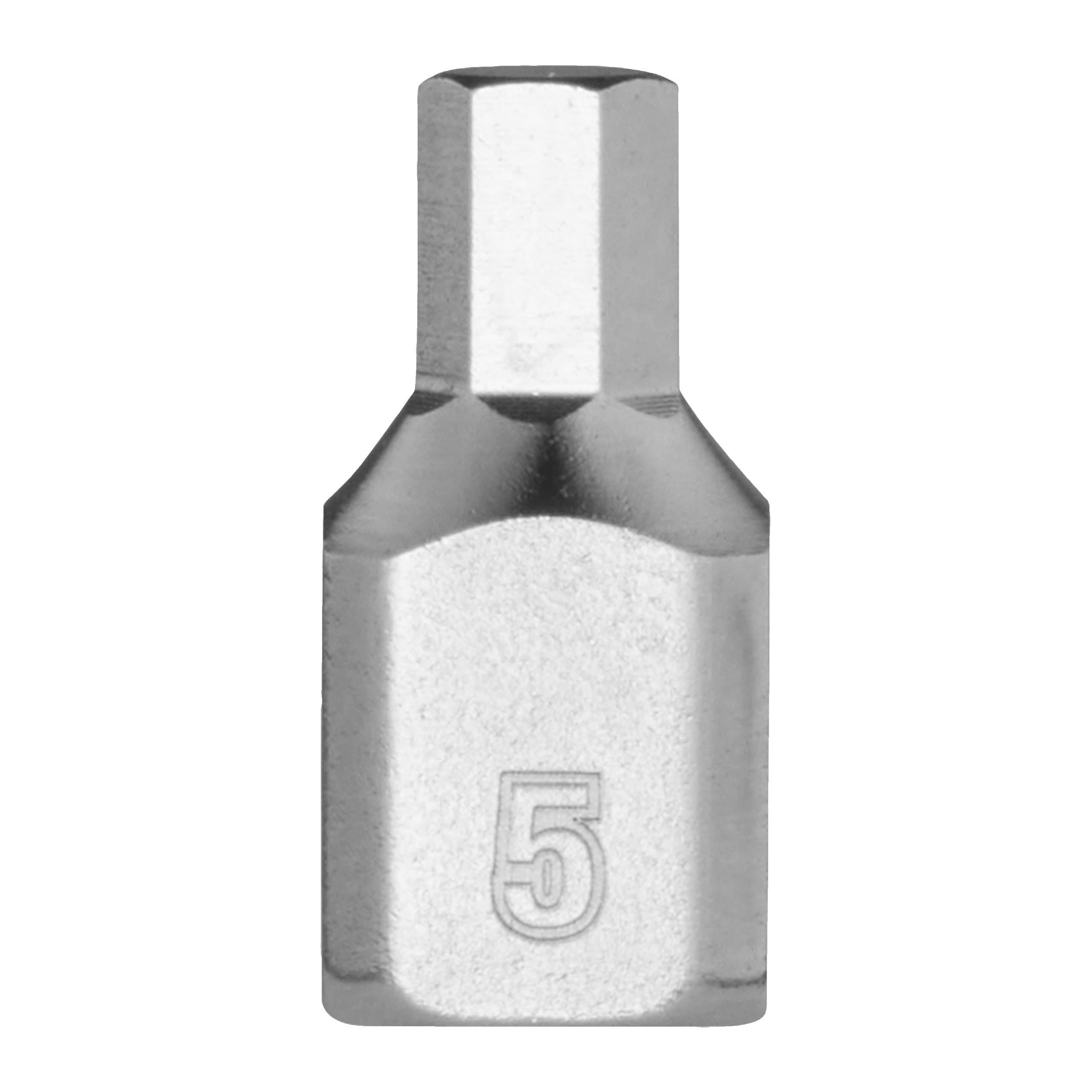 Milwaukee 1/4'' Drive 5mm Hex Stubby Bit Socket