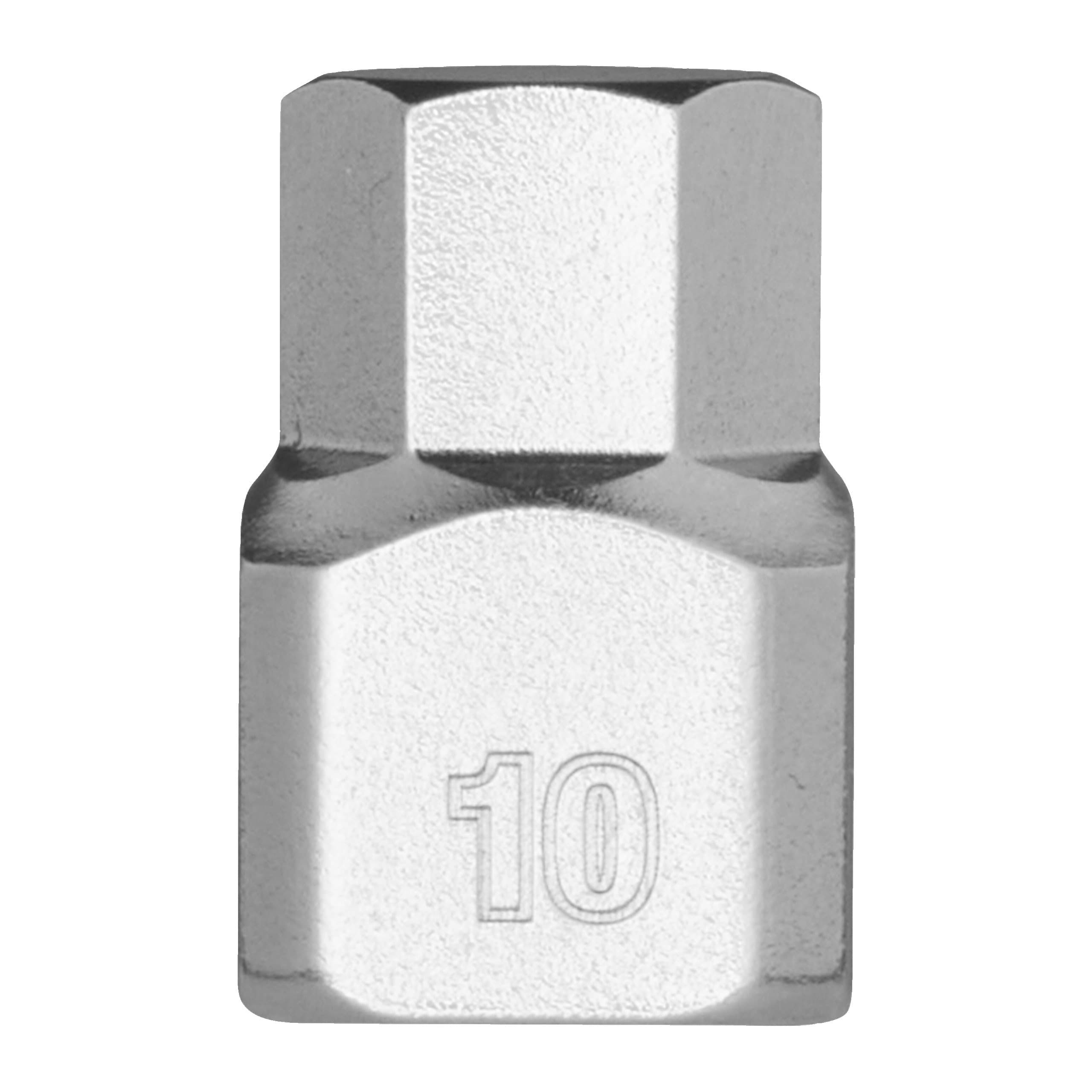 Milwaukee 1/4'' Drive 10mm Hex Stubby Bit Socket