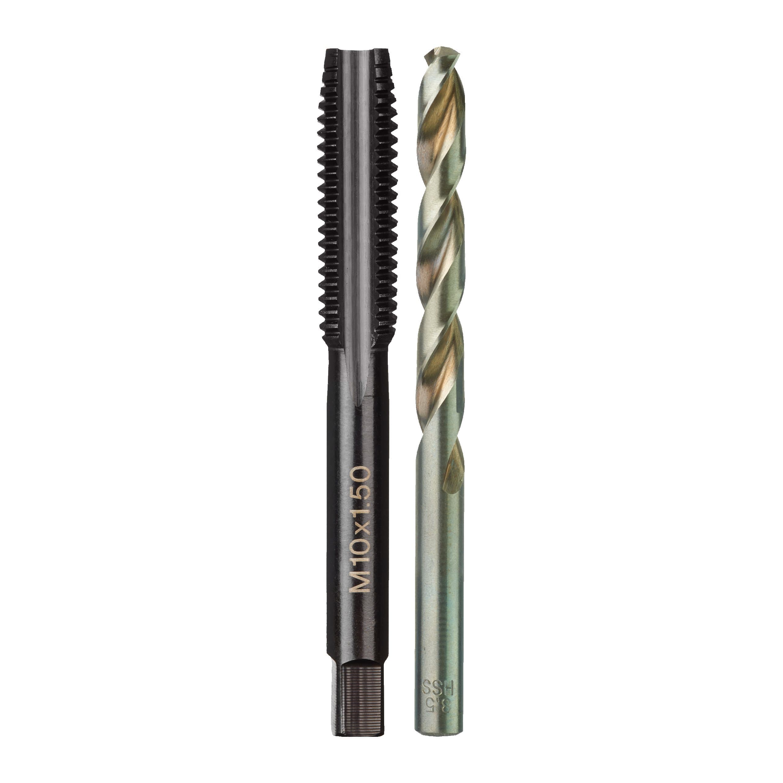 Milwaukee 2 pc M10-1.5 plug tap & 8.5 DRILL BIT set