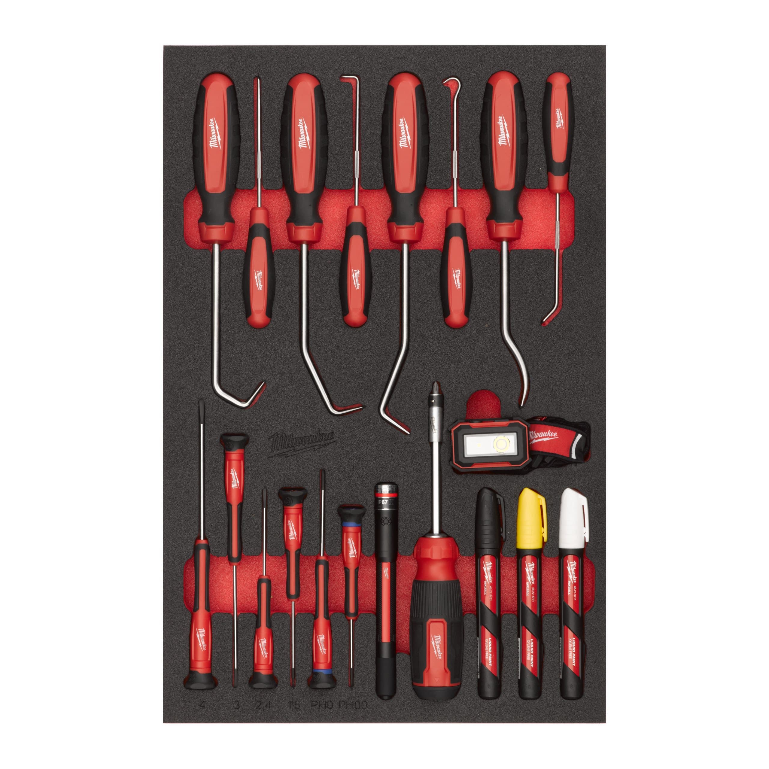 Milwaukee 46 pc Precision and Utility Set Foam Insert 46''/36''